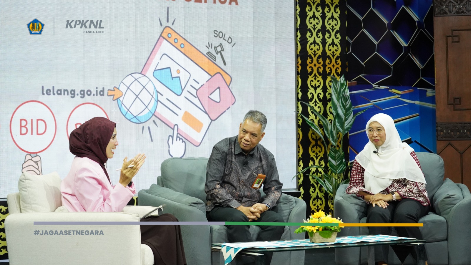 Tingkatkan Pemahaman Masyarakat, KPKNL Banda Aceh dan Kanwil DJKN Aceh Gelar Sosialisasi Edukasi Lelang di TVRI Aceh