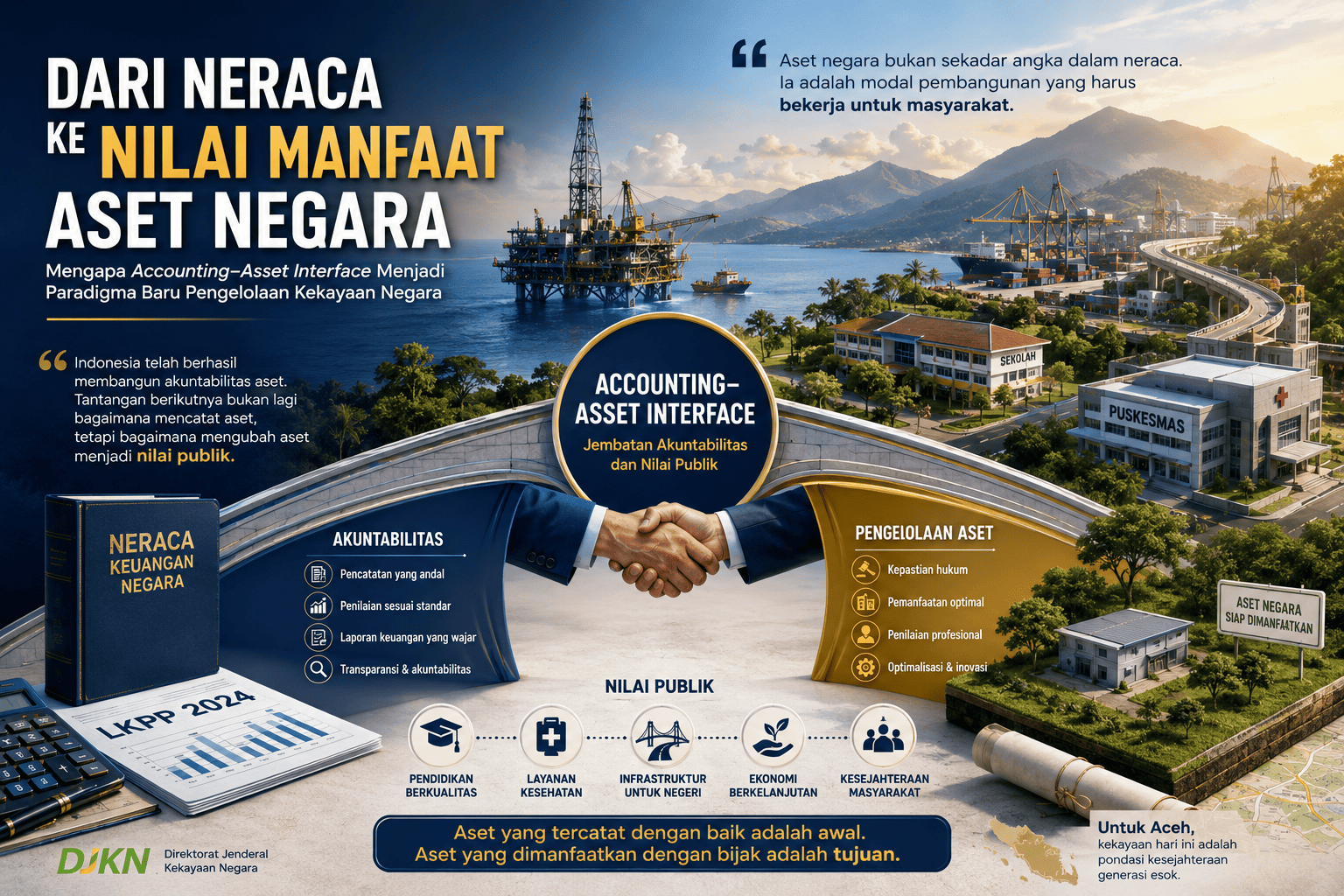 Dari Neraca ke Nilai Manfaat Aset Negara
