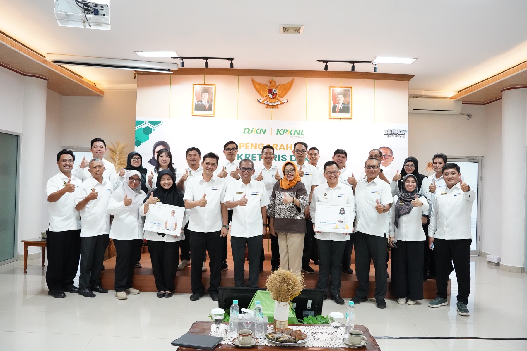 Sekretaris DJKN Berikan Pembinaan kepada Pegawai KPKNL Gorontalo, Tekankan Keberlanjutan Inovasi dan Penguatan Tata Kelola