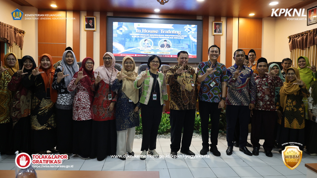 Sebarkan Semangat Integritas, KPKNL Yogyakarta Gelar Sharing Knowledge Pembangunan ZI-WBK di MAN 2 Sleman