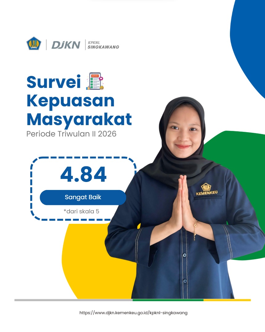 KPKNL Singkawang Raih Nilai Kepuasan Masyarakat Sangat Baik pada Triwulan II 2026