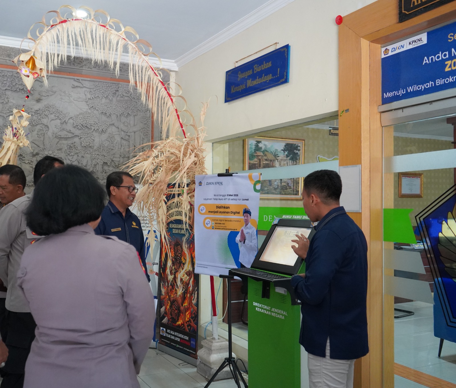 Tingkatkan Kualitas Pelayanan Publik, Polda Bali Laksanakan Studi Tiru Pembangunan ZI Menuju WBBM ke KPKNL Denpasar