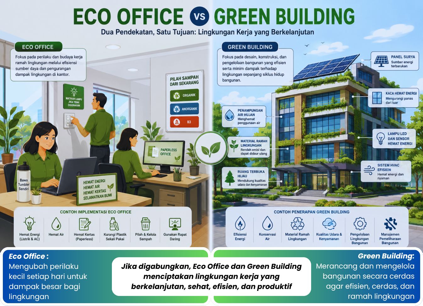 Eco Office dan Green Building: Serupa tapi Tak Sama