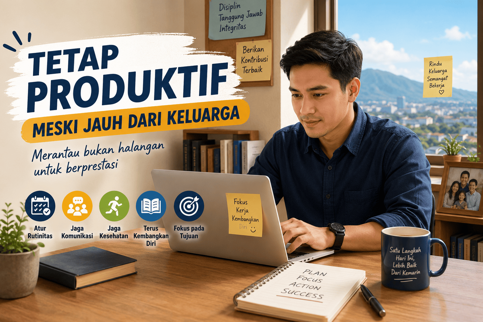 Tetap Produktif Meski Jauh dari Keluarga: Strategi Bertahan dan Berkembang di Tanah Rantau