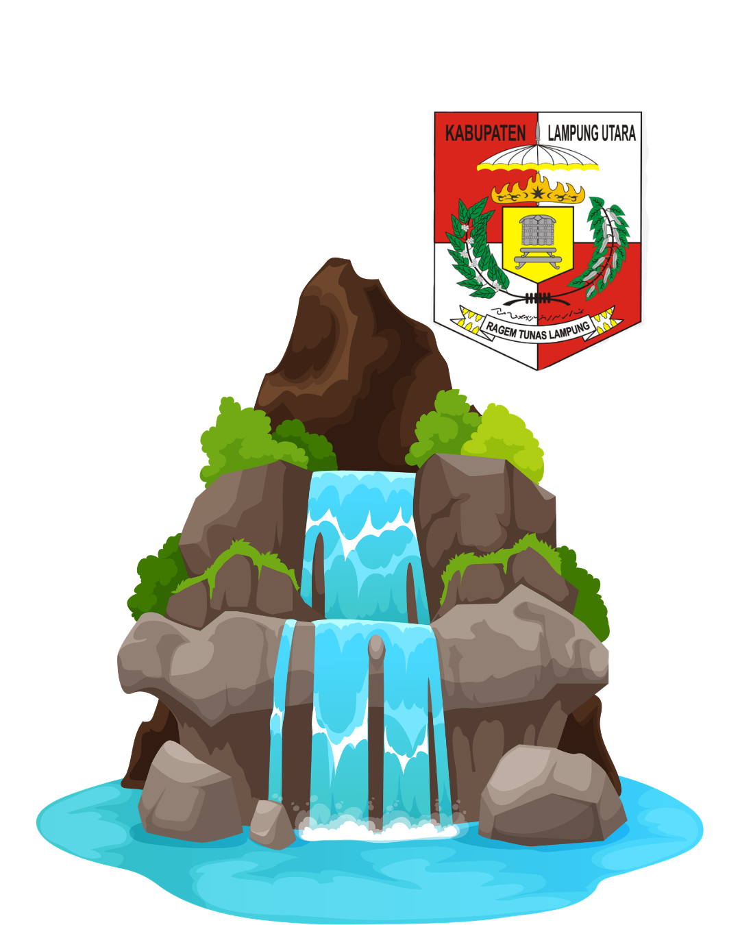Potensi Wisata Air Terjun Tersembunyi di Lampung Utara