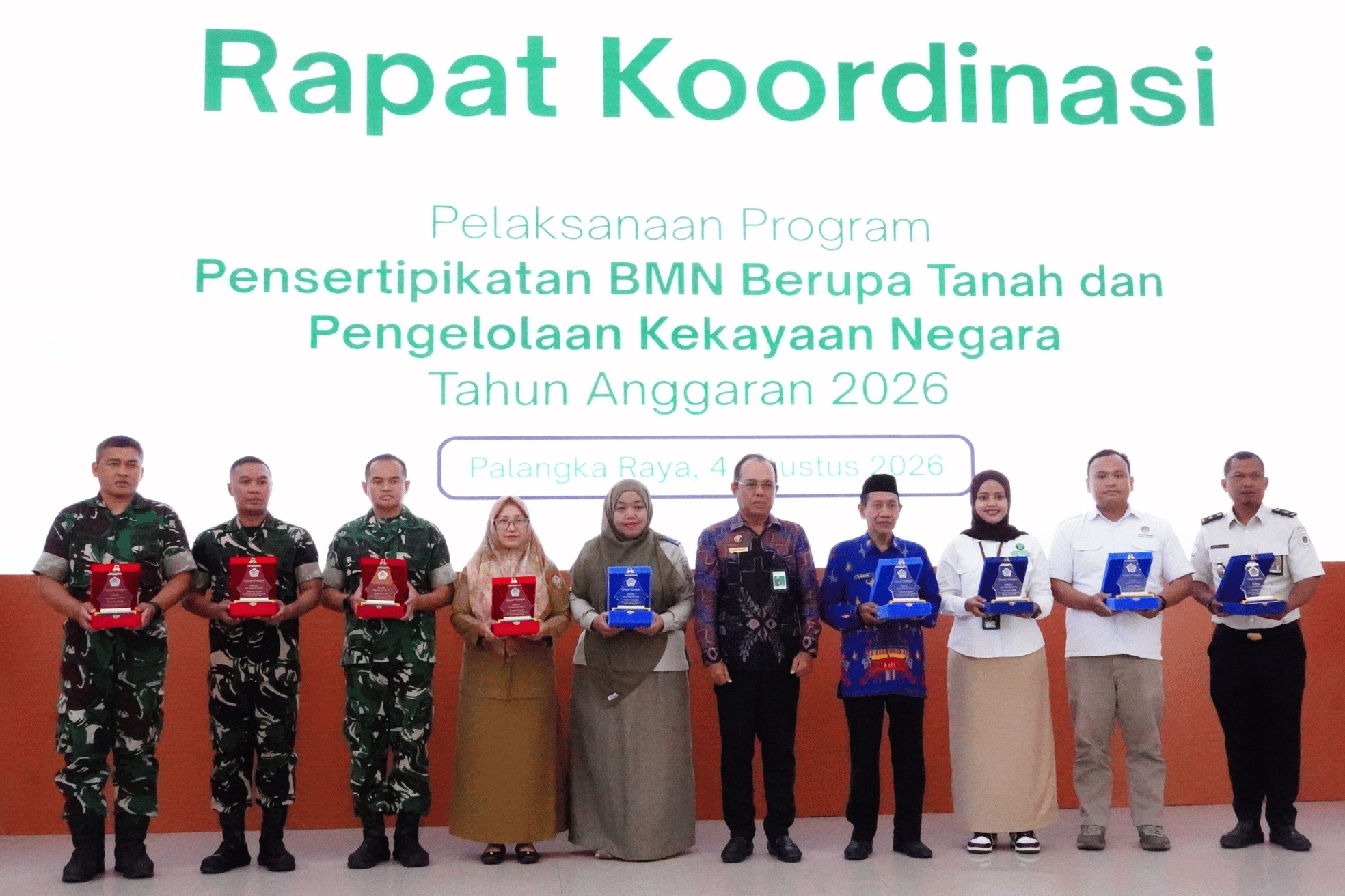 Perkuat Pengamanan Aset Negara, KPKNL Palangkaraya Tingkatkan Sinergi Lintas Instansi dalam Rapat Koordinasi Sertipikasi BMN
