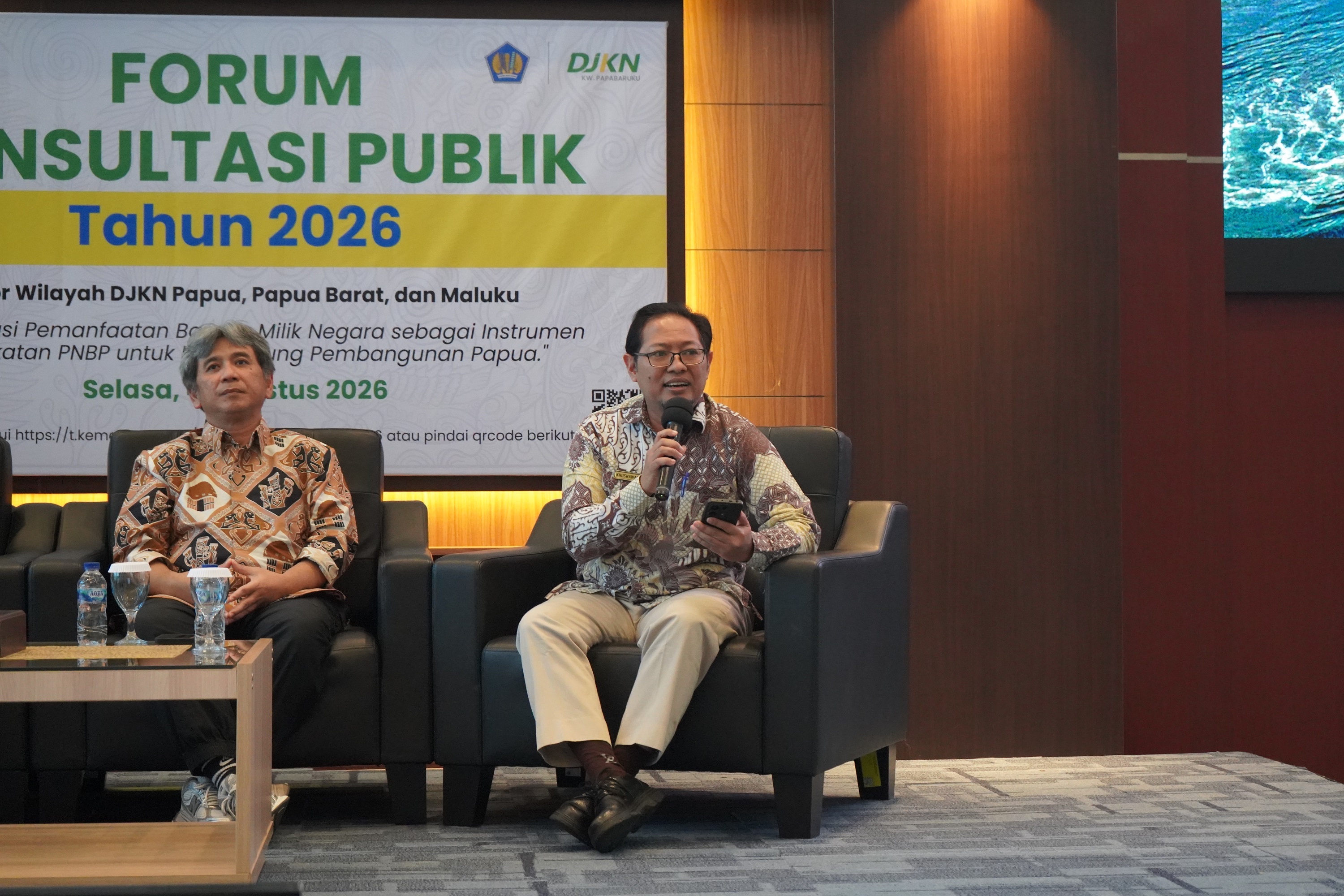 Mengangkat Tema Optimalisasi Pemanfaatan BMN, Kolaborasi Kanwil DJKN Papabaruku dan KPKNL Jayapura menggelar Forum Konsultasi Publik 2026