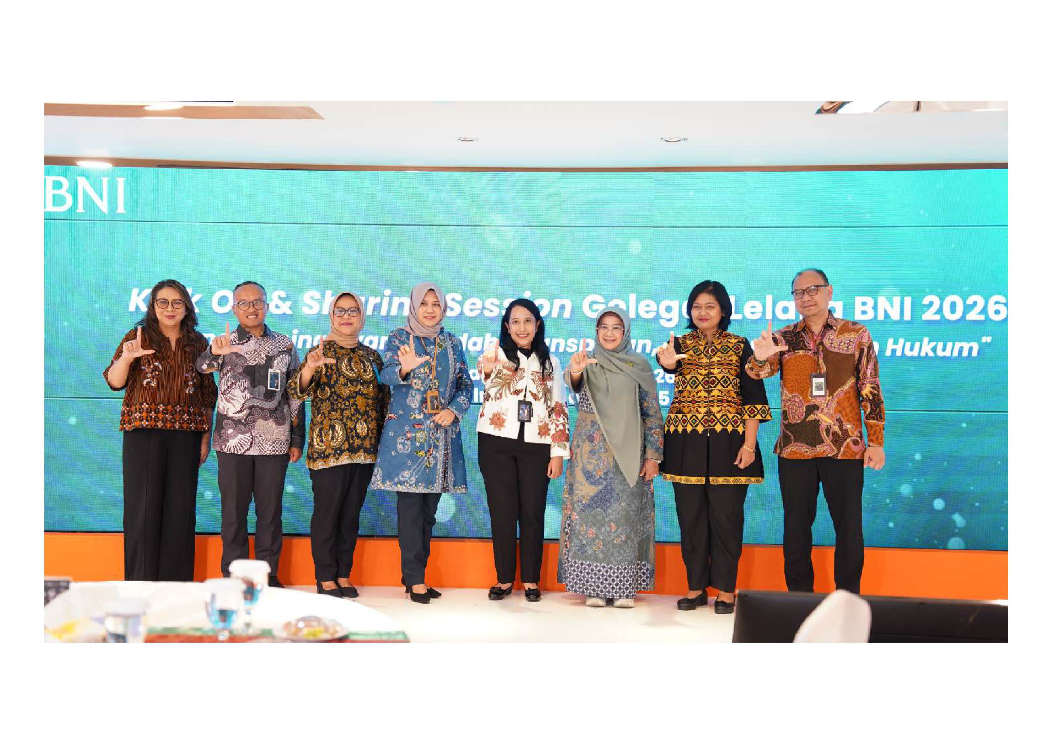 Kick-Off Gelegar Lelang BNI 2026: Tawarkan 2.600 Aset Agunan, Perkuat Kolaborasi Perbankan dan Regulator Dorong Ekosistem Lelang Modern