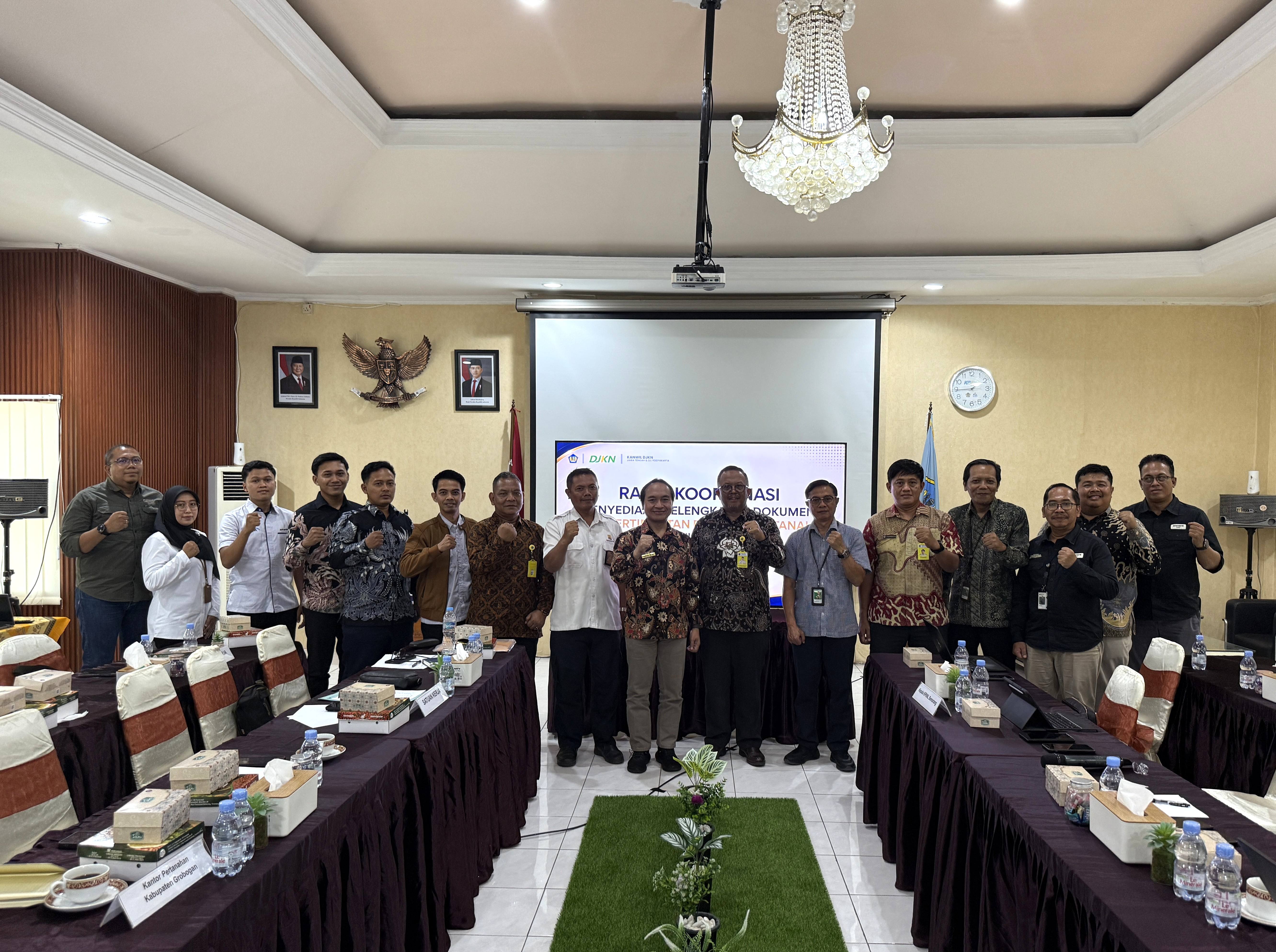 Akselerasi Sertipikasi BMN Berupa Tanah, Kanwil DJKN Jawa Tengah dan DIY Dorong Sinergi Lintas Instansi