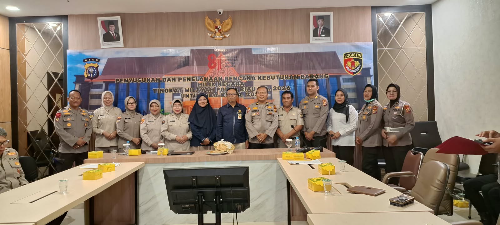 KPKNL Pekanbaru Perkuat Tata Kelola Aset Negara melalui Penelaahan RKBMN Kepolisian Daerah Riau Tahun 2028