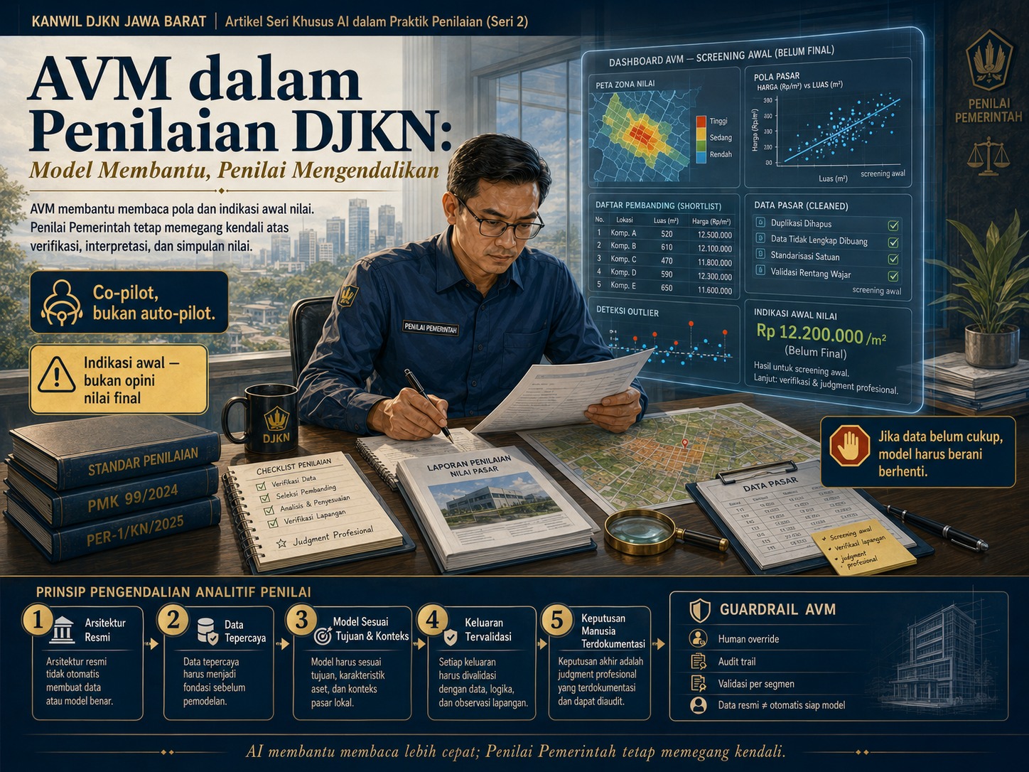 AVM dalam Penilaian DJKN: Model Membantu, Penilai Mengendalikan