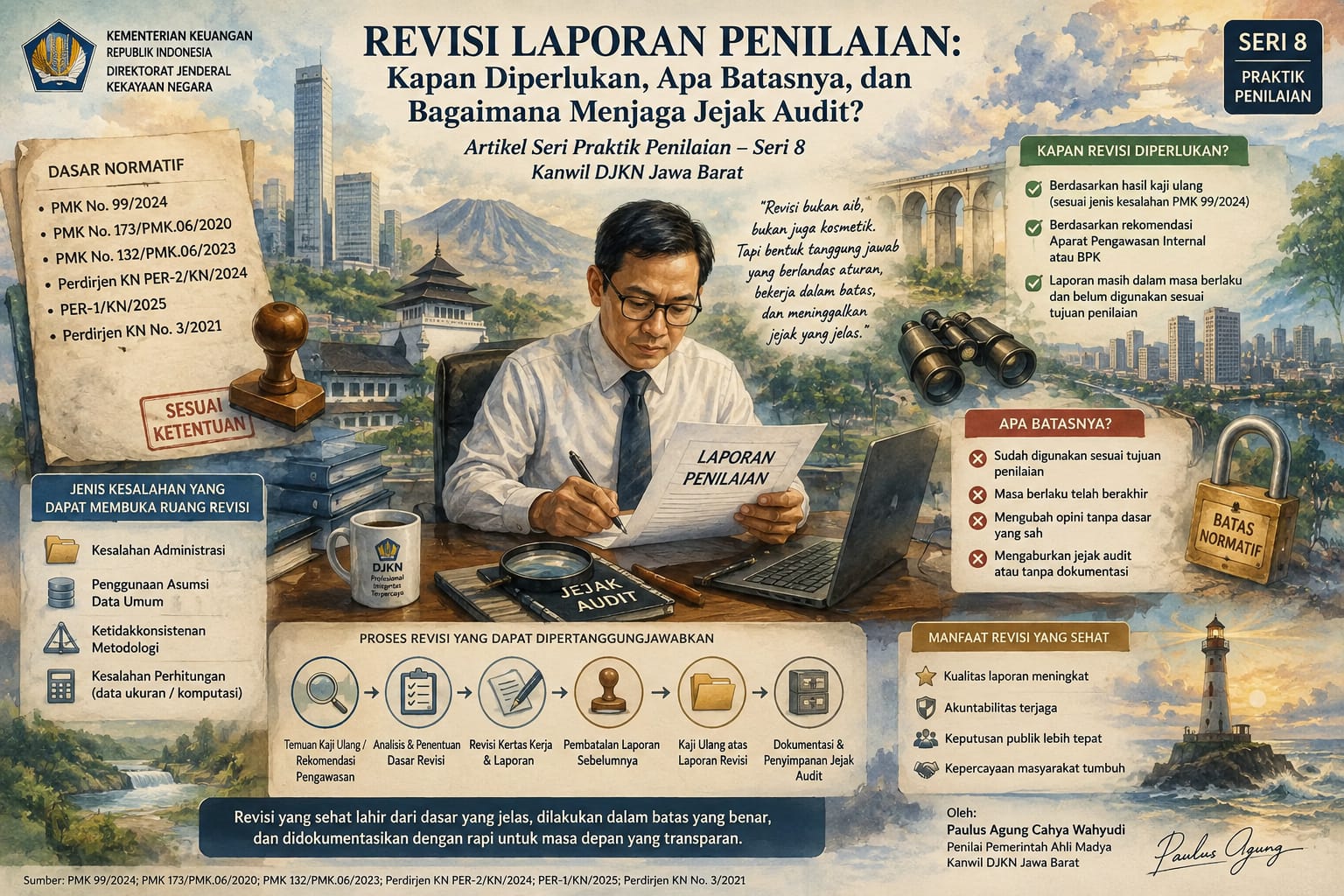 Revisi Laporan Penilaian: Kapan Diperlukan, Apa Batasnya, dan Bagaimana Menjaga Jejak Audit?