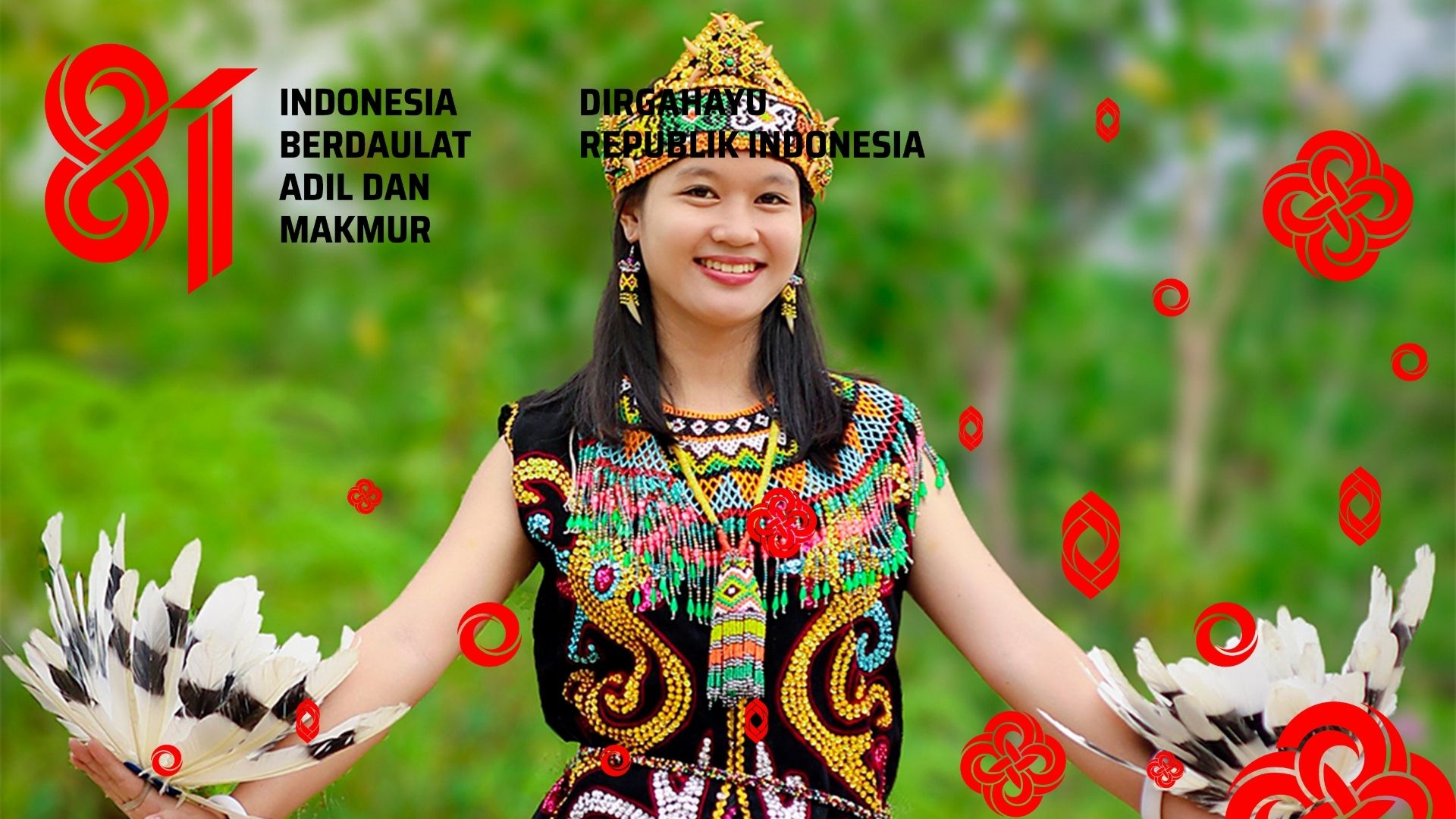 HUT RI_Dayak Stylr