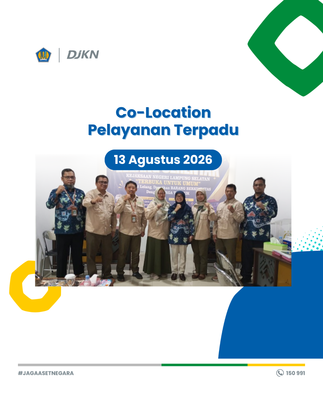 Layanan &ldquo;Co-Location&rdquo; Tahun 2026 : Sinergi dan Kolaborasi Layanan KPKNL Bandar Lampung dengan Kejaksaan Negeri Lampung Selatan