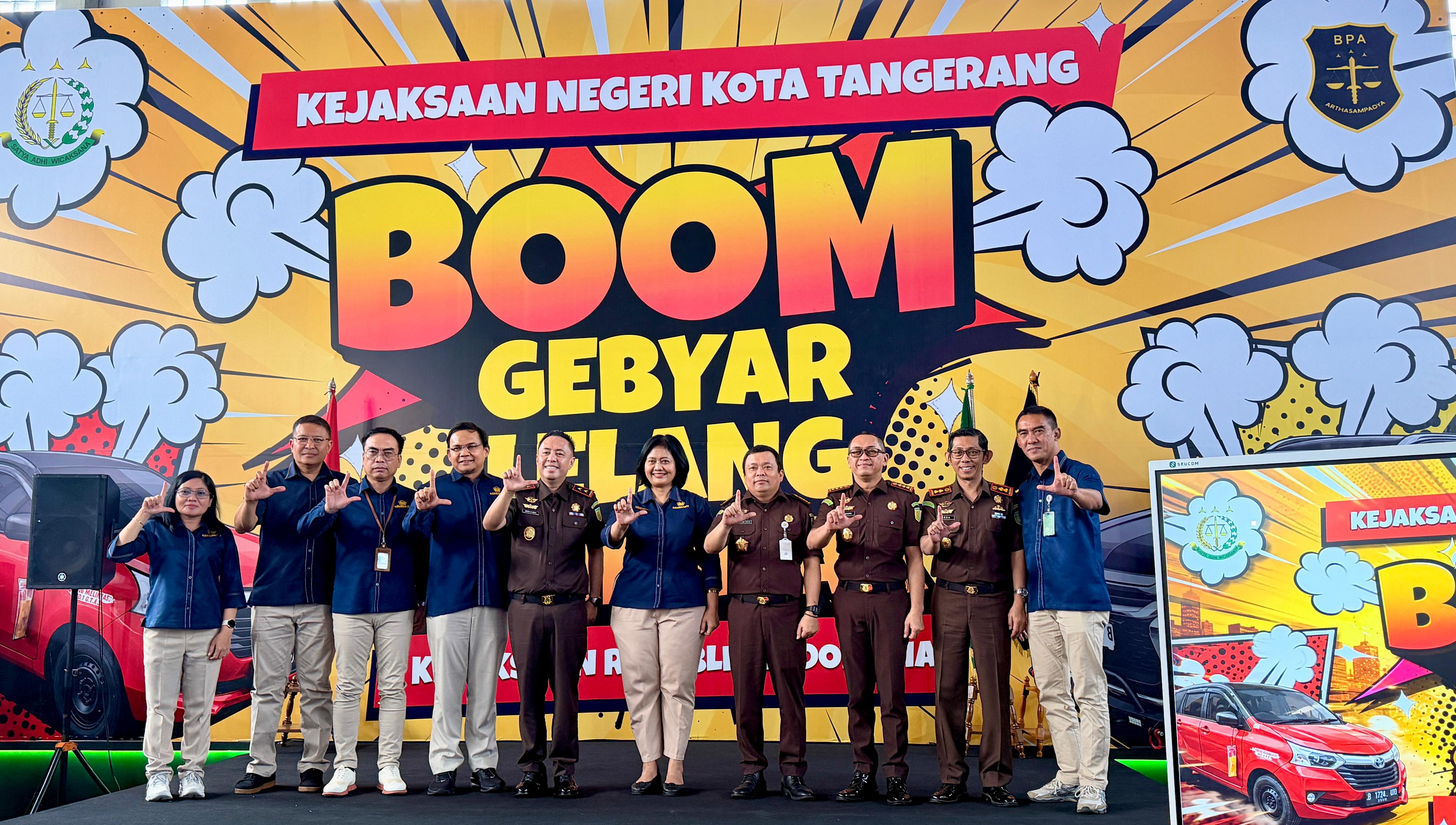 DJKN Banten bersama Kejaksaan Tinggi Banten adakan Lelang Barang Rampasan sebanyak 140 Objek dengan Nilai 4,7 Miliar