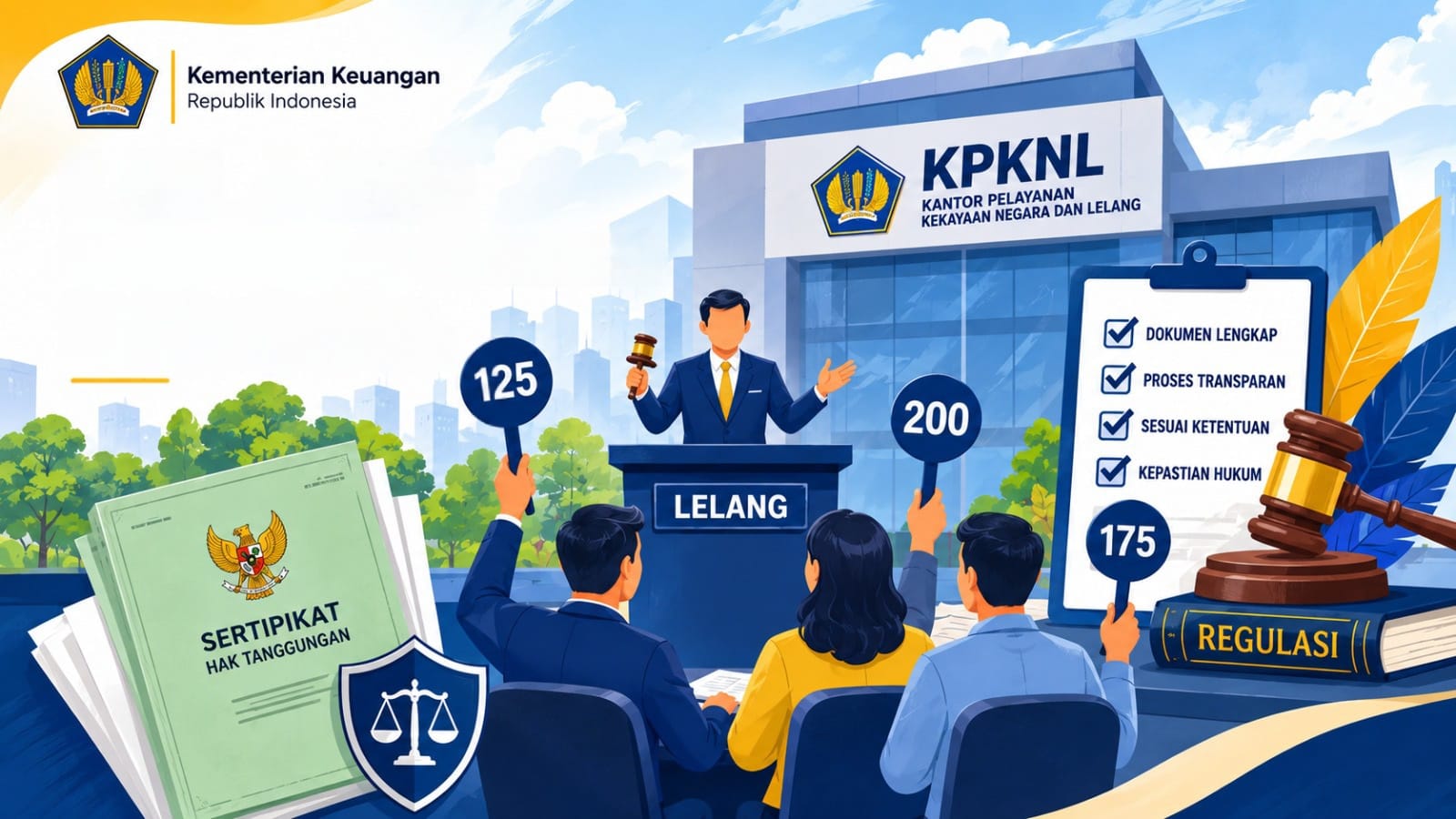 Mewujudkan Lelang Eksekusi Hak Tanggungan yang Efektif dan Pasti 