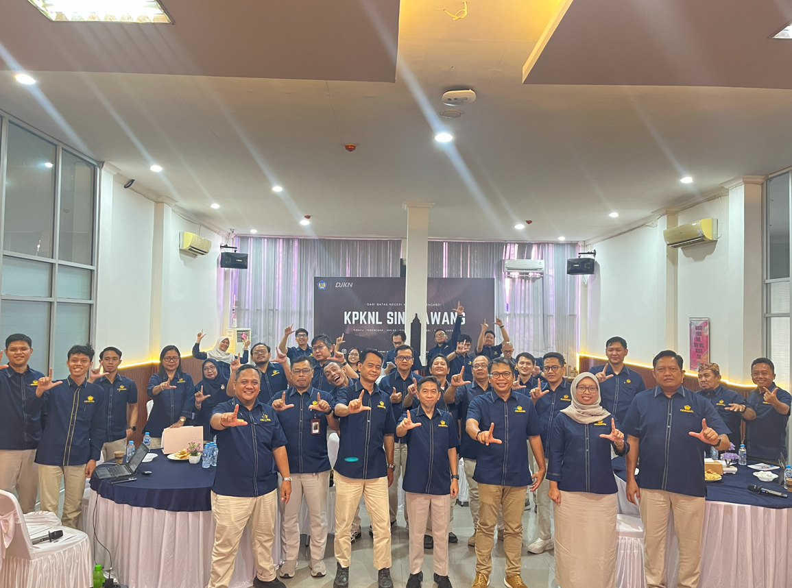 Kanwil DJKN Kalimantan Barat Laksanakan Pembinaan Triwulan II di KPKNL Singkawang