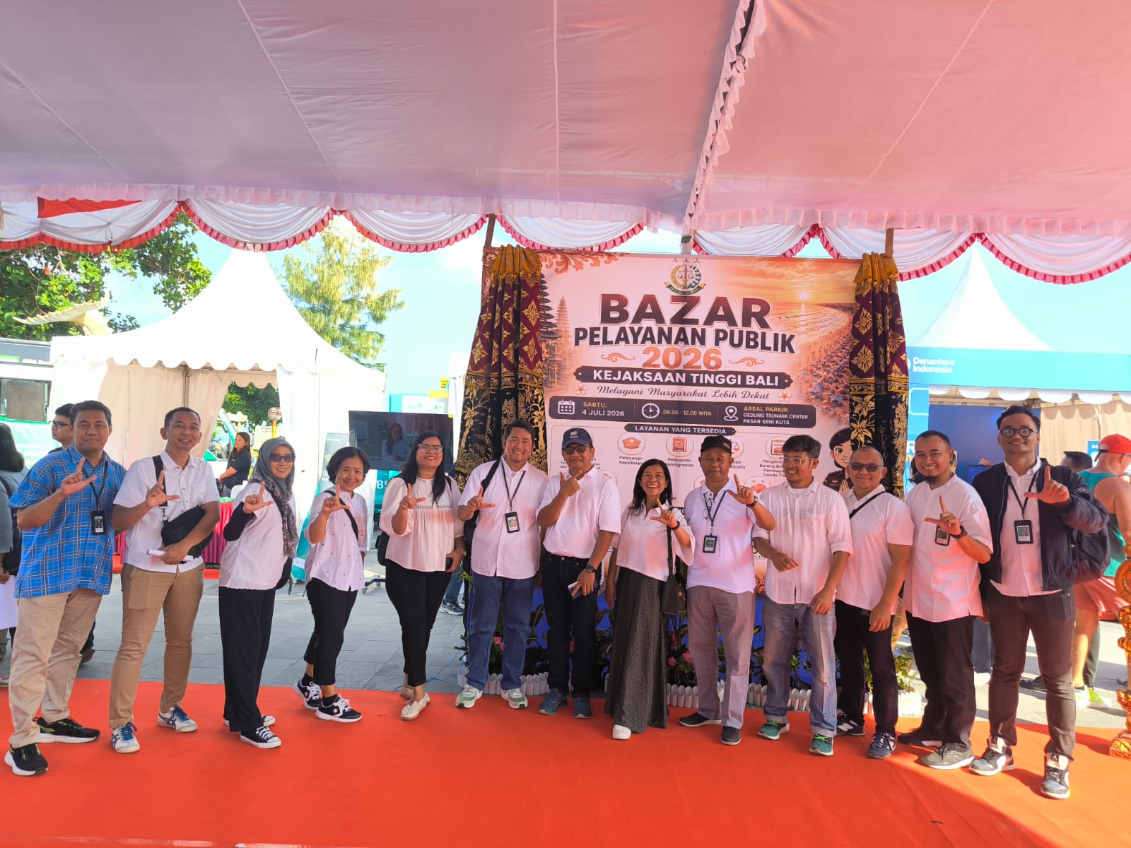 KPKNL Denpasar dan Kanwil DJKN Bali Nusra Dukung Bazar Pelayanan Publik 2026 Kejaksaan Tinggi Bali