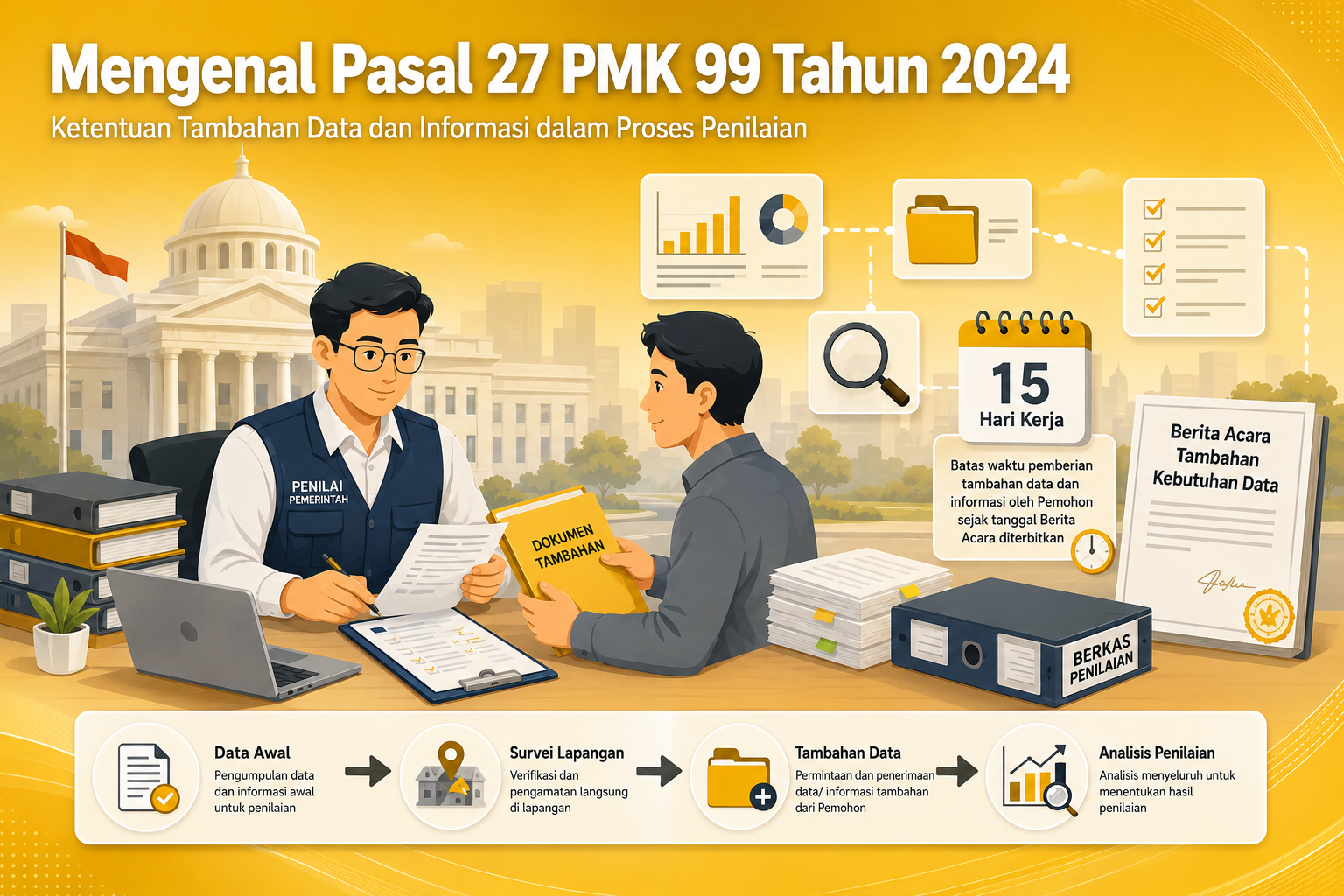 Mengenal Pasal 27 PMK 99 Tahun 2024: Ketentuan Tambahan Data dan Informasi dalam Proses Penilaian