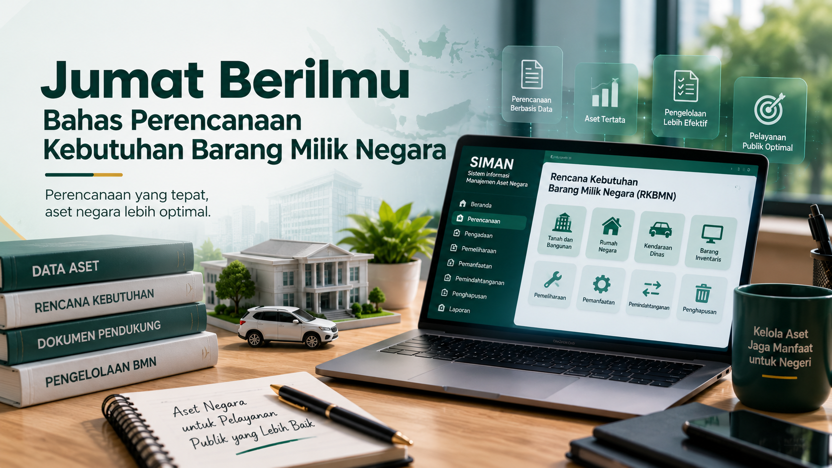 Jumat Berilmu Bahas Perencanaan Kebutuhan Barang Milik Negara