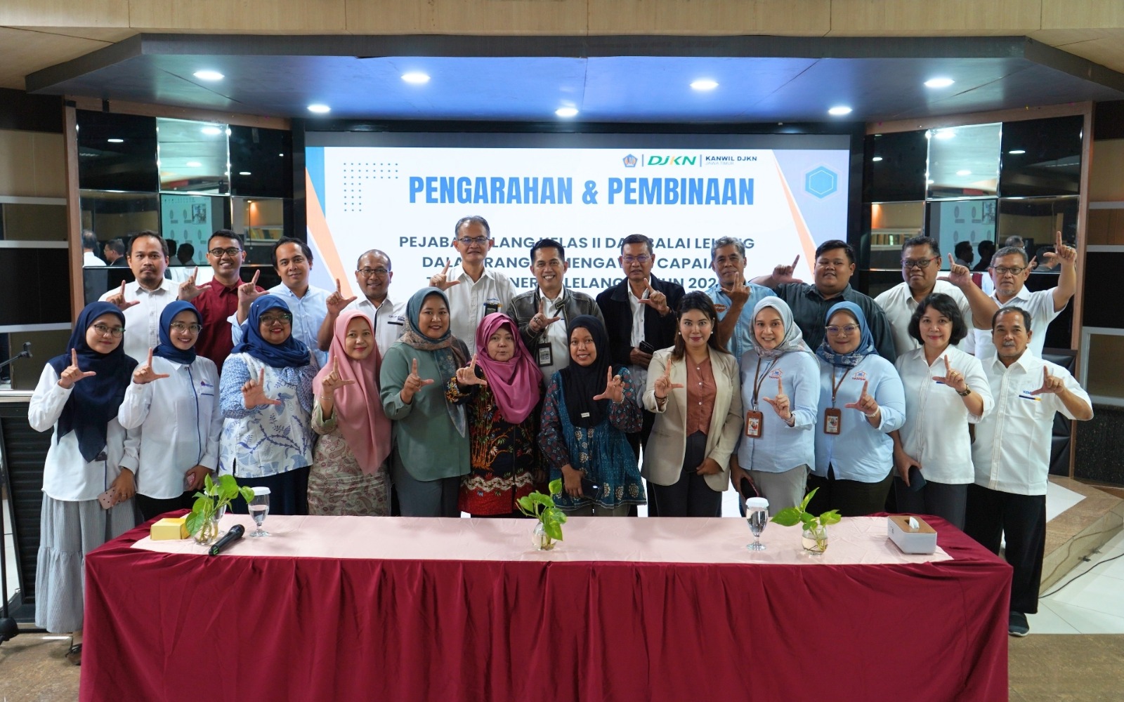 Pengarahan dan Pembinaan Pejabat Lelang Kelas II dan Balai Lelang, Perkuat Sinergi Optimalkan Kinerja Lelang