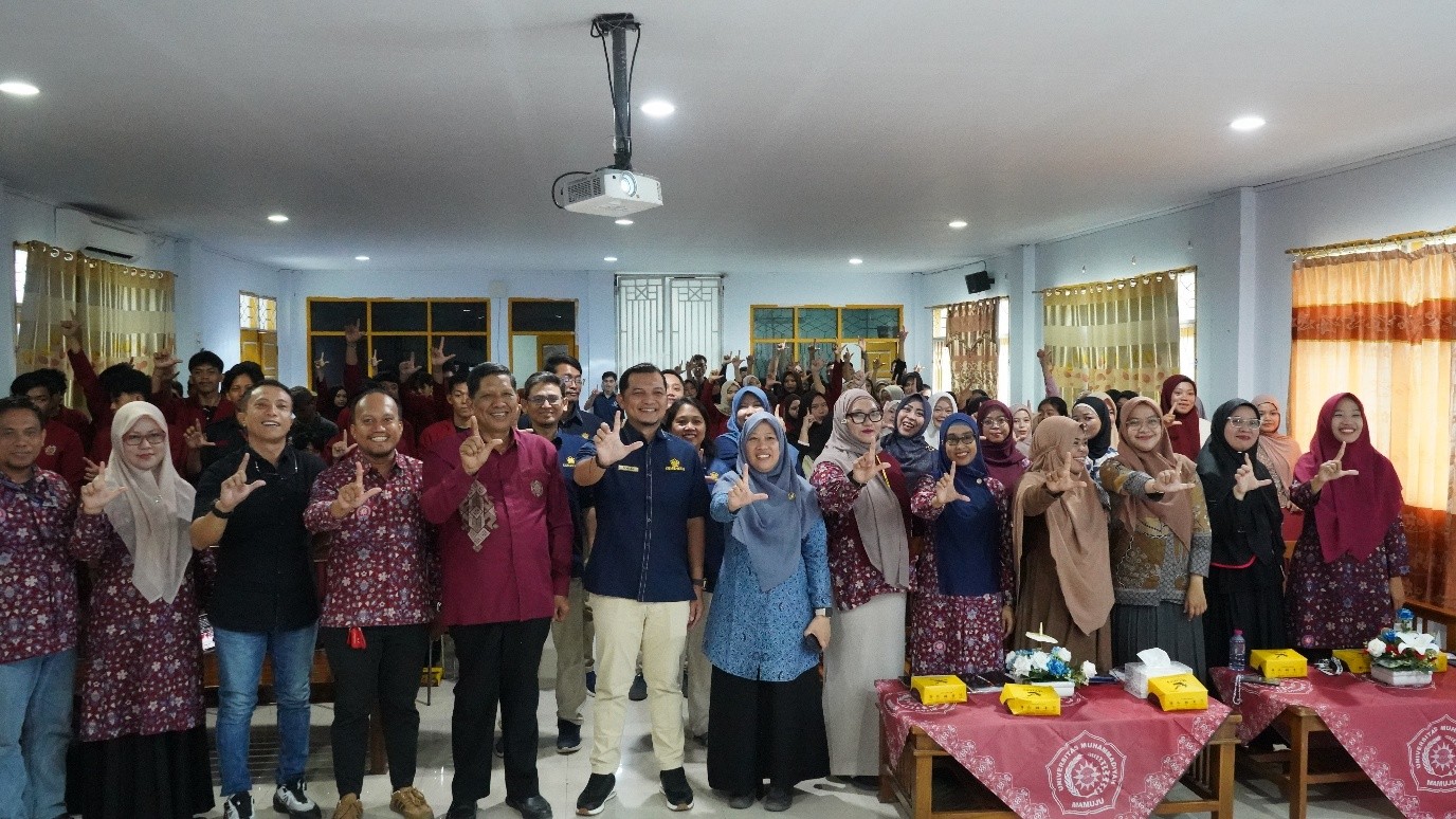 Edukasi Pengelolaan Aset Negara, KPKNL Mamuju Gelar DJKN Goes to Campus di Universitas Muhammadiyah Mamuju