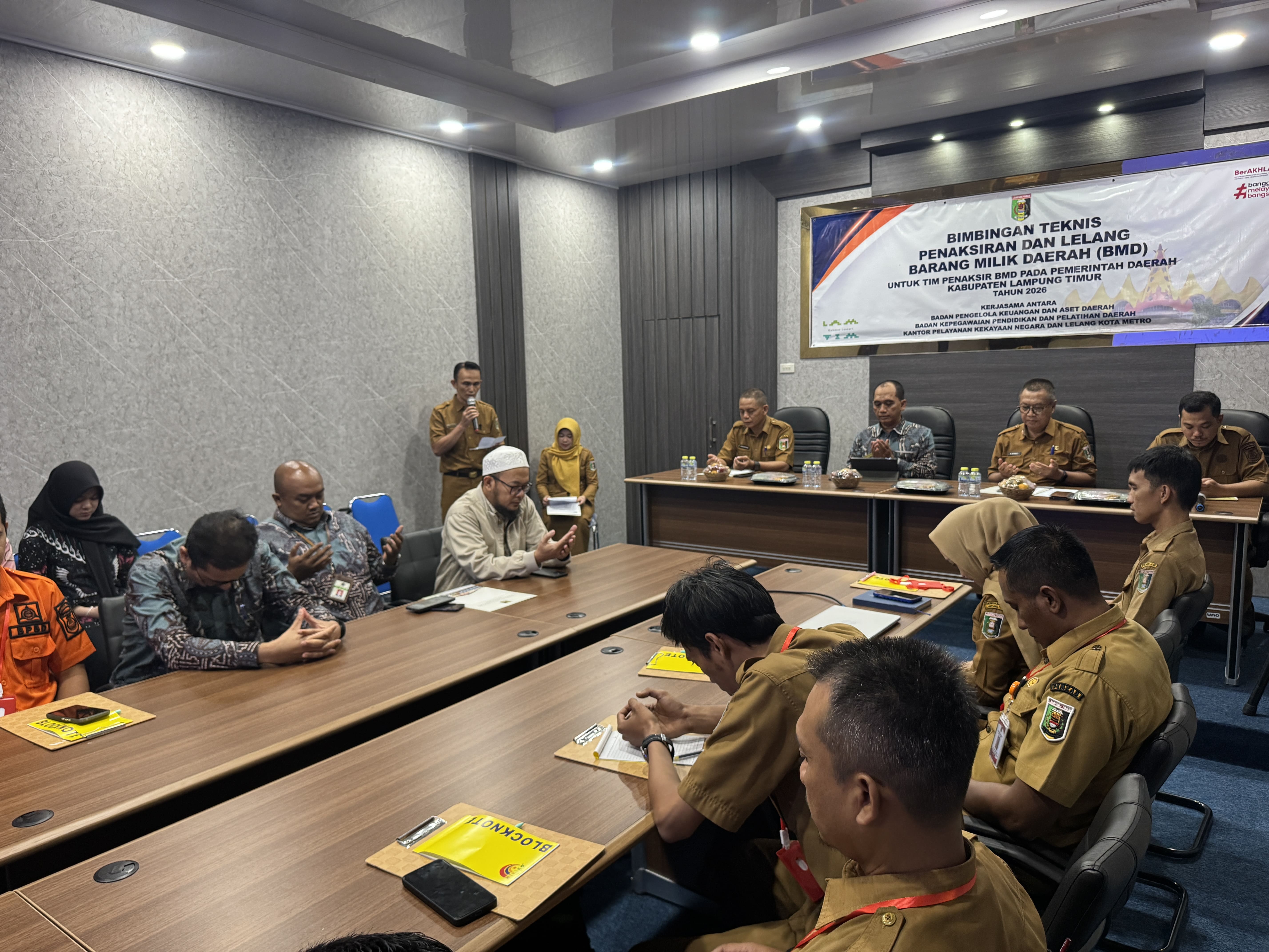 KPKNL Metro Laksanakan Bimbingan Teknis Penaksiran dan Lelang bagi Pemerintah Daerah Kabupaten Lampung Timur