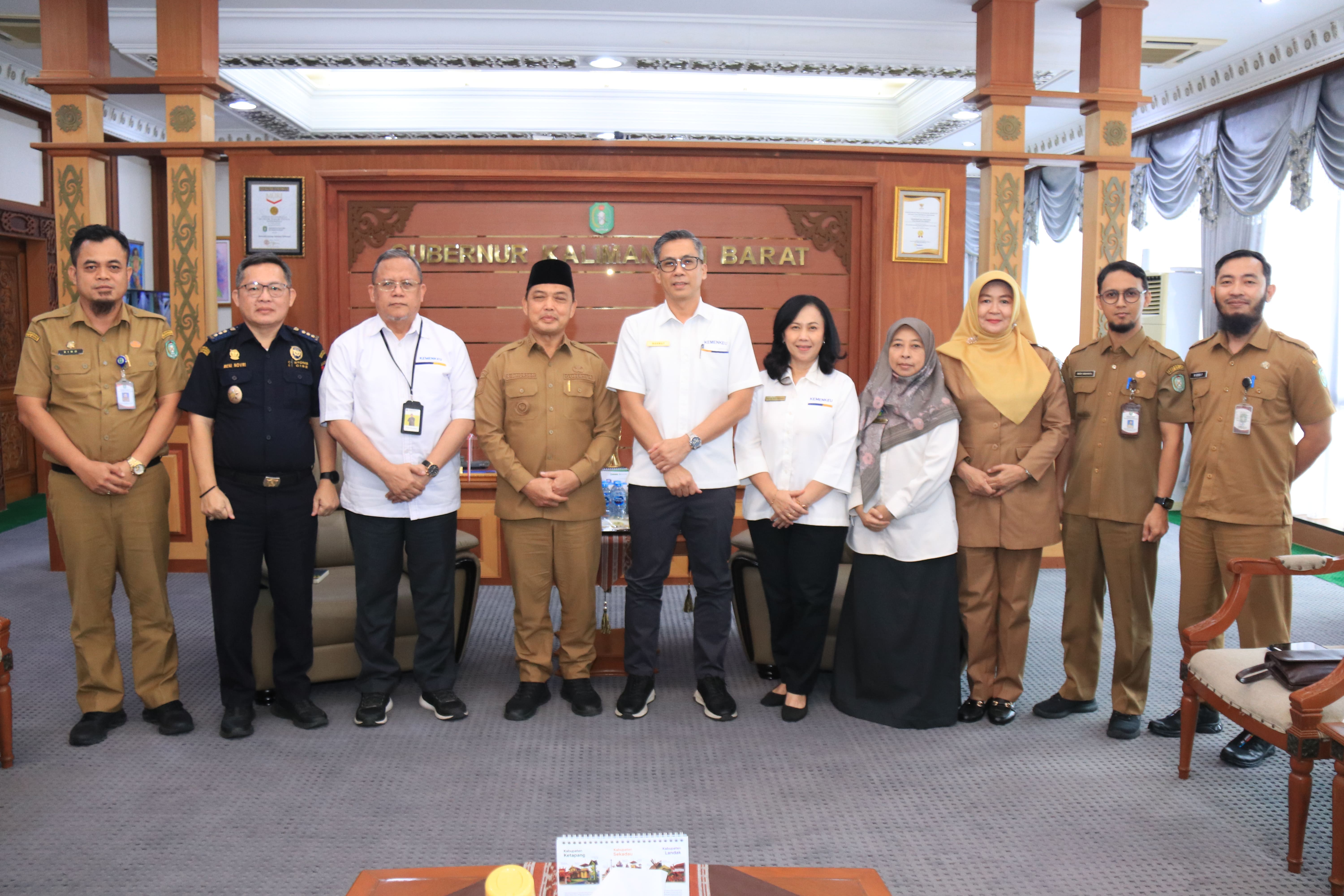 Perkuat Sinergi Pengelolaan Aset dan Fiskal Daerah, Kanwil DJKN Kalbar Audiensi dengan Gubernur Kalimantan Barat