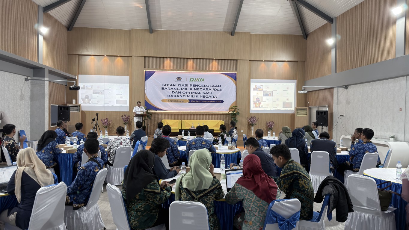 Dorong BMN Lebih Optimal, Kanwil DJKN SJB Sosialisasikan Pengelolaan BMN Idle di Bangka Belitung