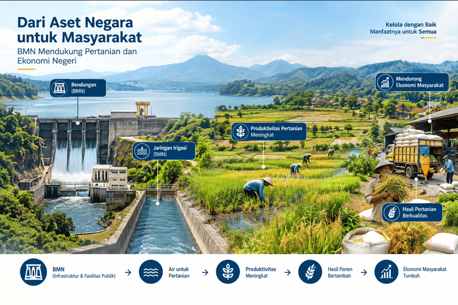 Dari Aset Negara untuk Masyarakat: BMN Mendukung Pertanian dan Ekonomi Negeri