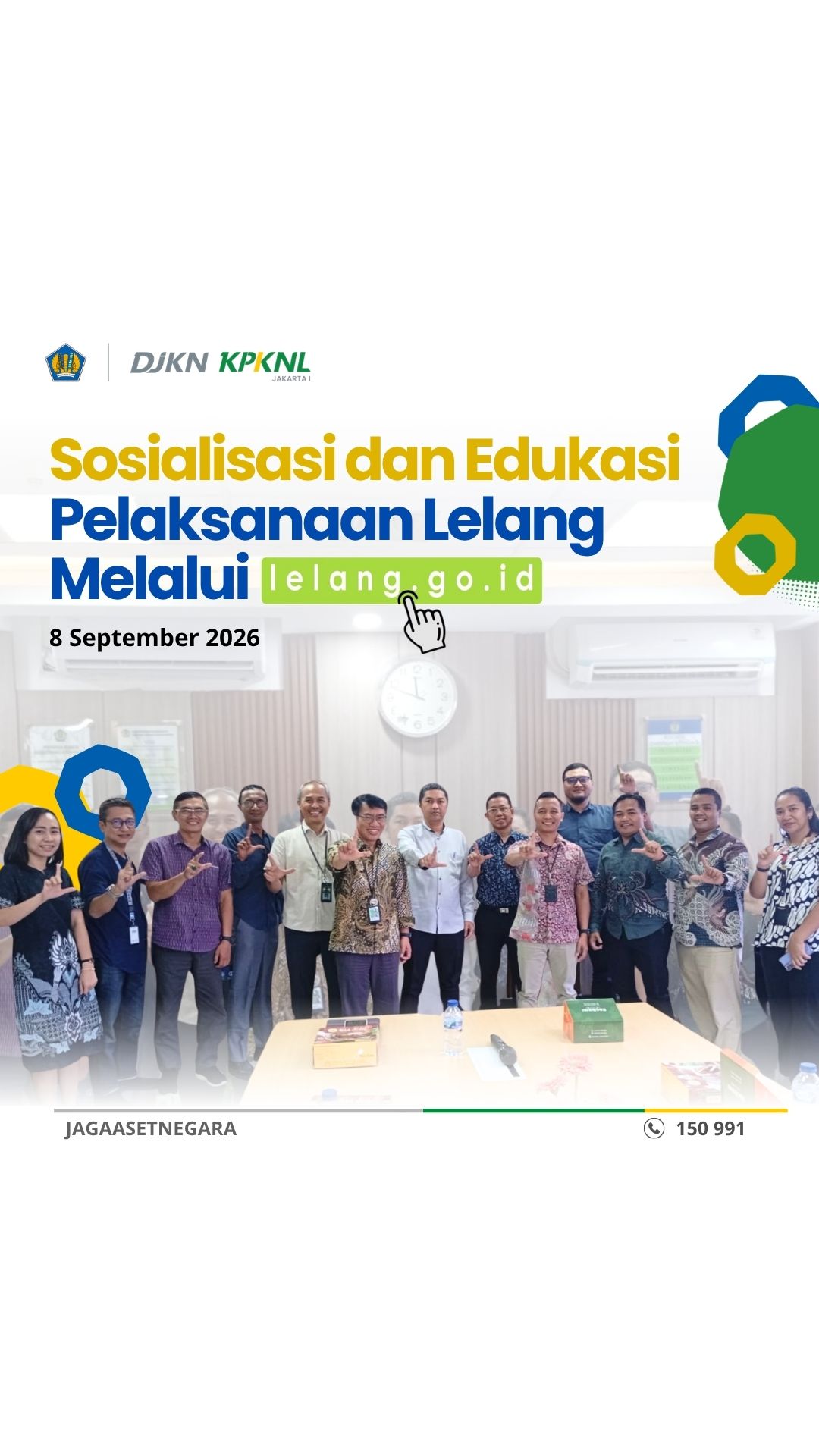 Sosialisasi dan Edukasi Pelaksanaan Lelang Melalui lelang.go.id kepada PT Bank Perekonomian Rakyat di Wilayah Kerja KPKNL Jakarta I