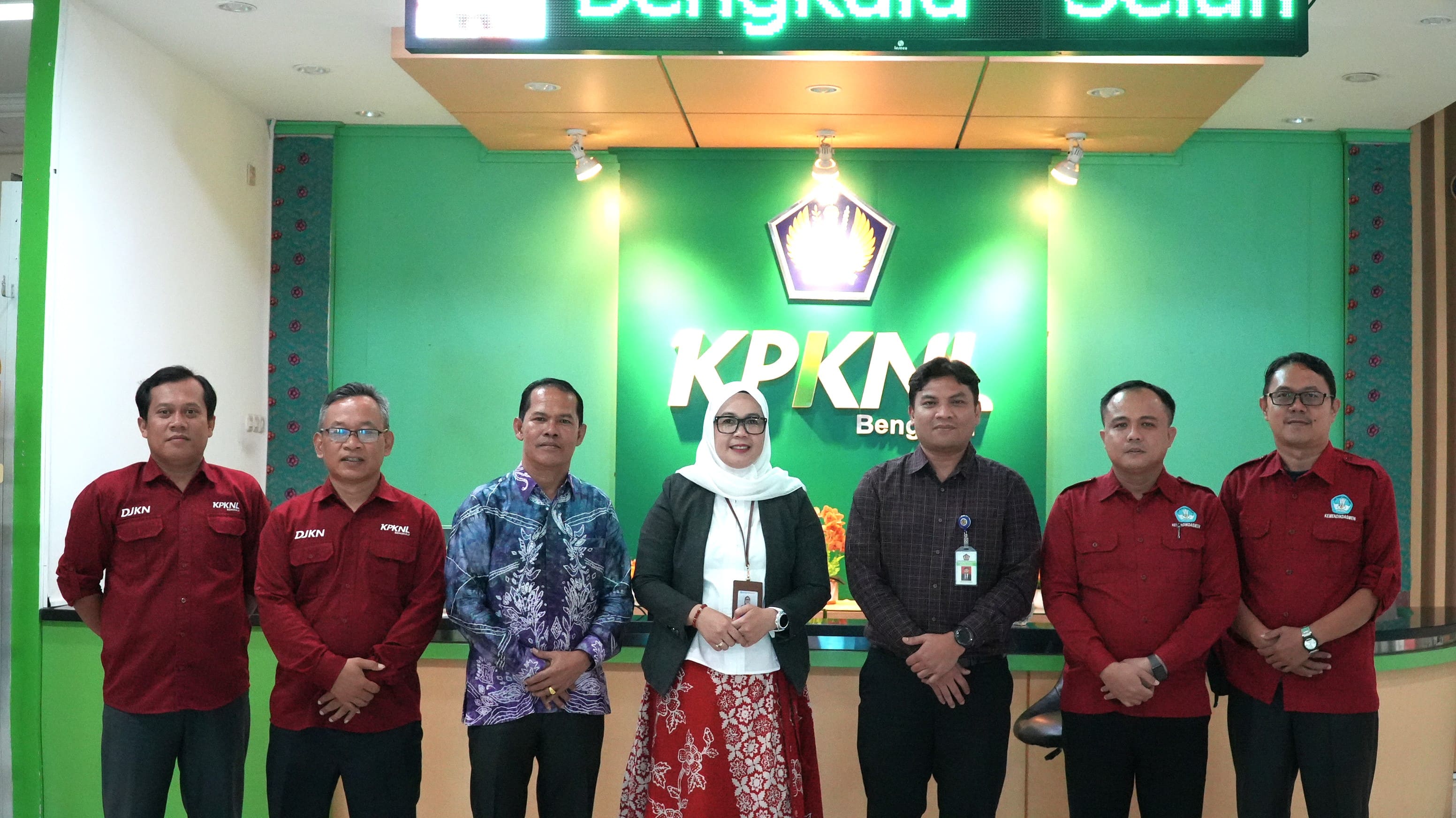 Perkuat Tata Kelola Aset Negara, Kepala Balai Bahasa Provinsi Bengkulu Kunjungi KPKNL Bengkulu Bahas Penghapusan BMN