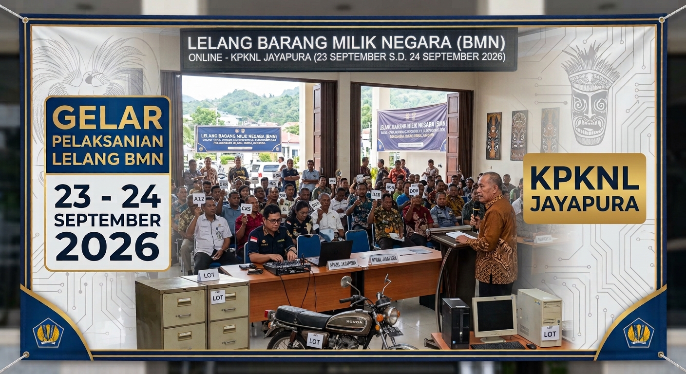 Pelaksanaan Lelang akhir September: Lelang Barang Milik Negara di Papua Dongkrak PNBP