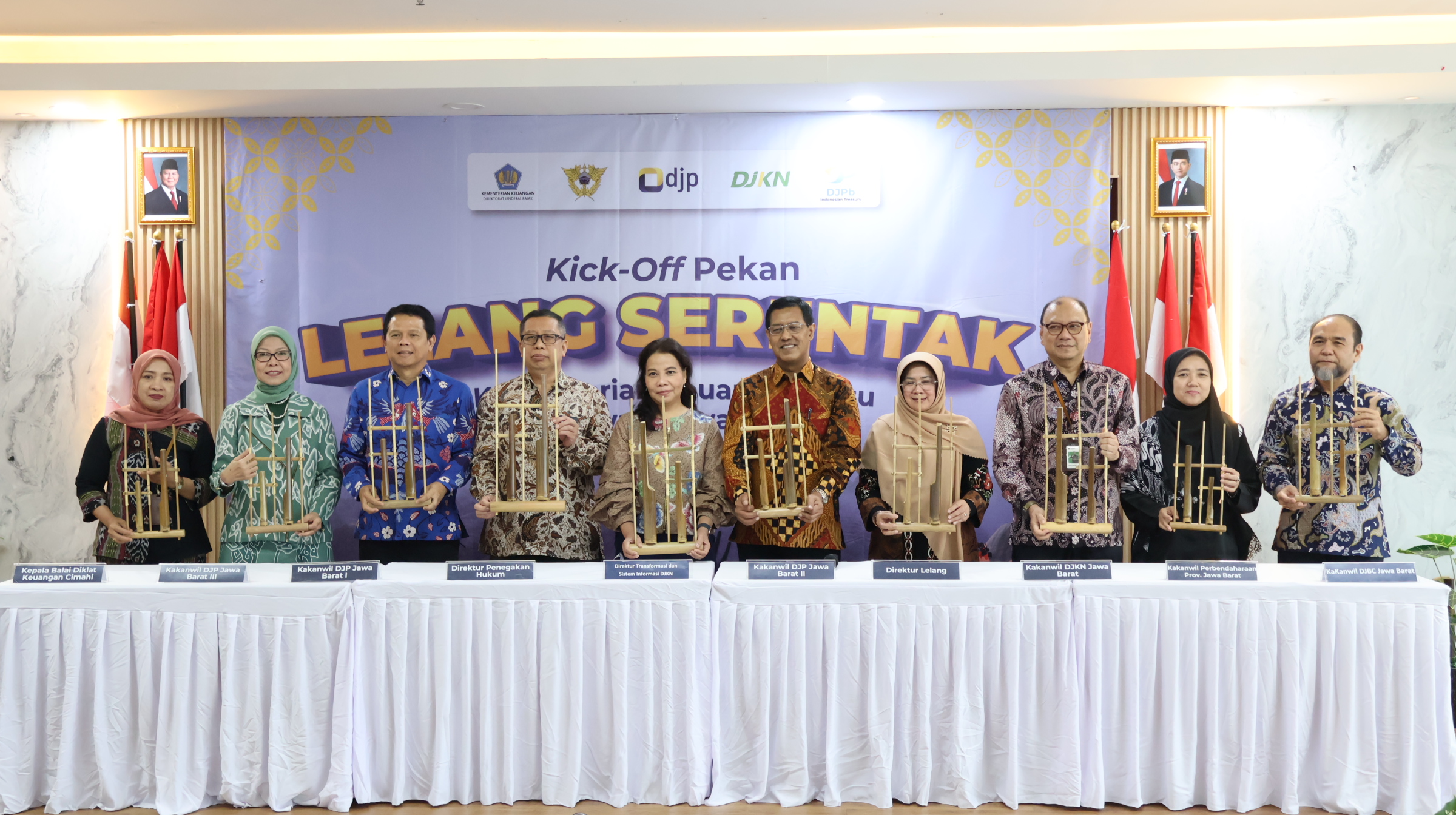 Kick Off Pelaksanaan Lelang Serentak Sebagai Wujud Nyata dari Sinergi Kemenkeu Satu Jawa Barat