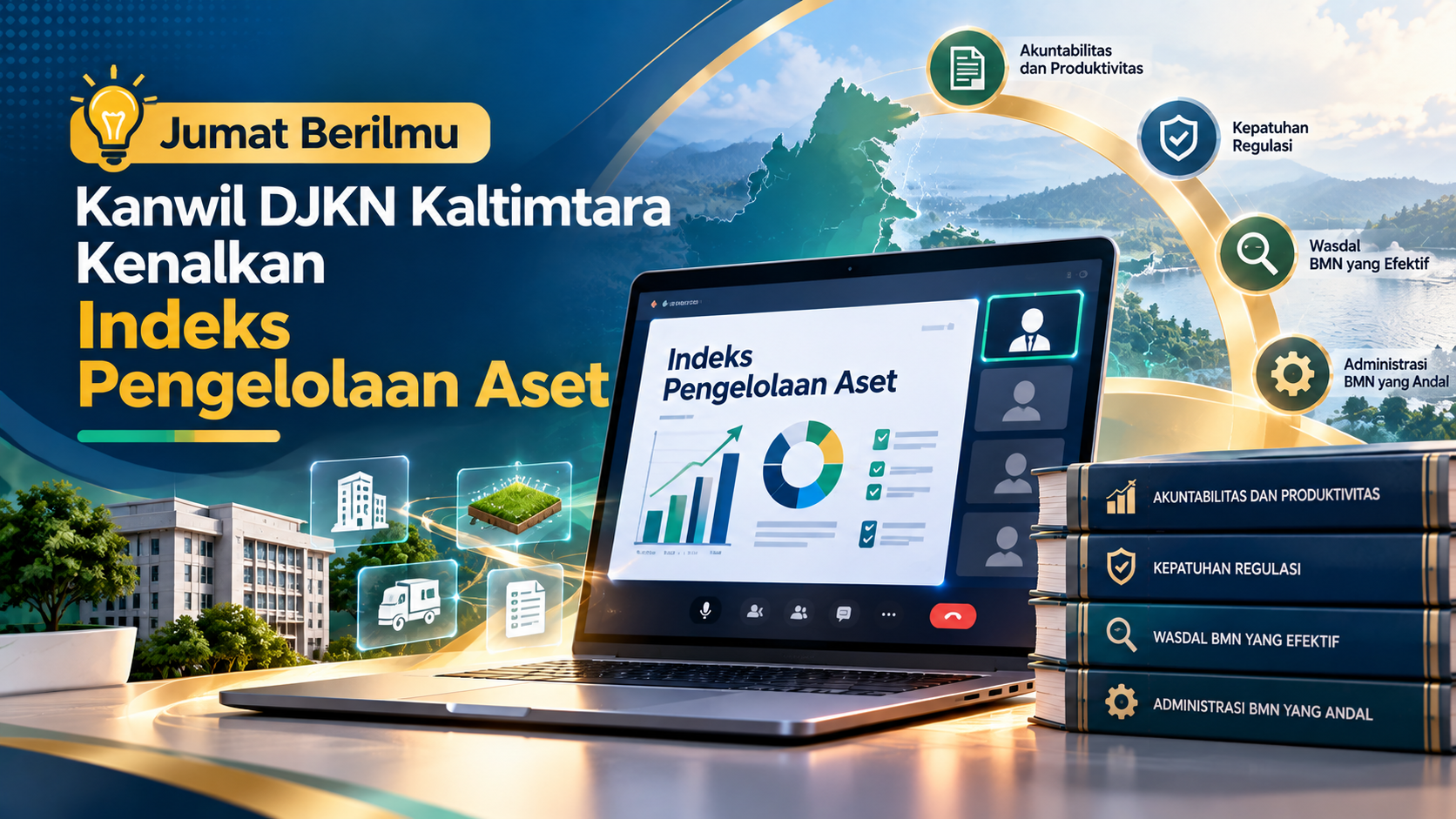 Jumat Berilmu Kanwil DJKN Kaltimtara Kenalkan Indeks Pengelolaan Aset