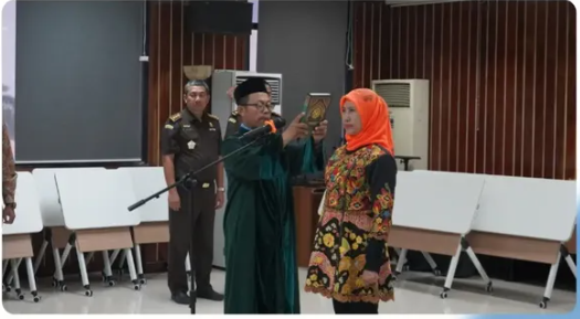 Pelantikan Anggota PUPN Cabang Lampung dari Unsur Kejaksaan