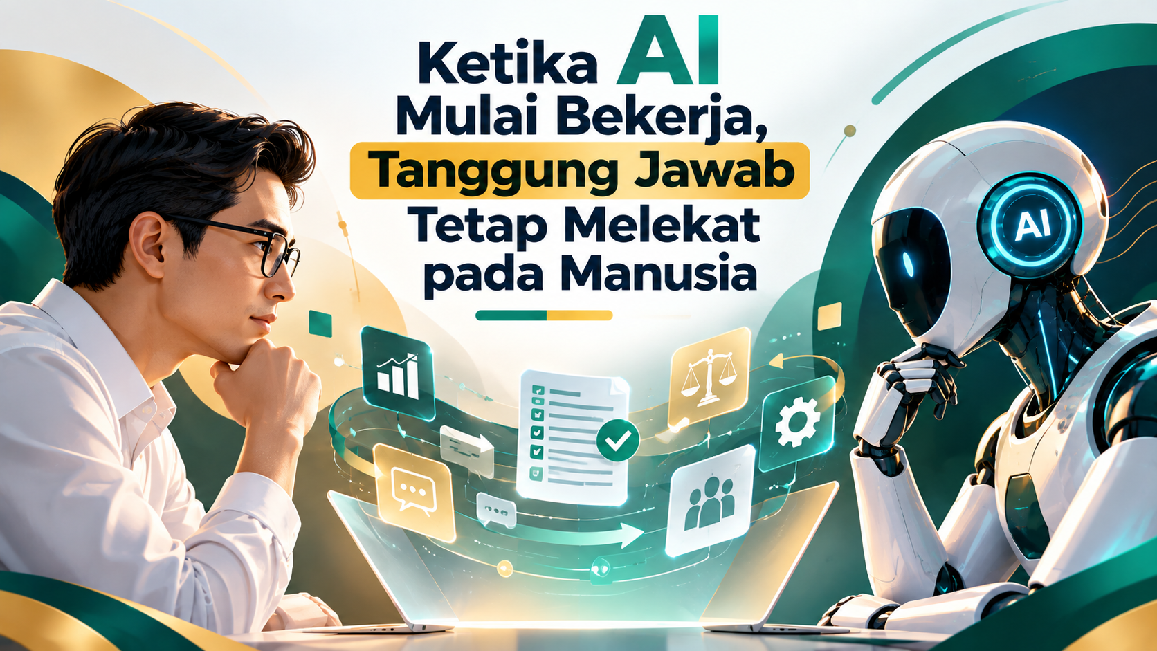 Ketika AI Mulai Bekerja, Tanggung Jawab Tetap Melekat pada Manusia