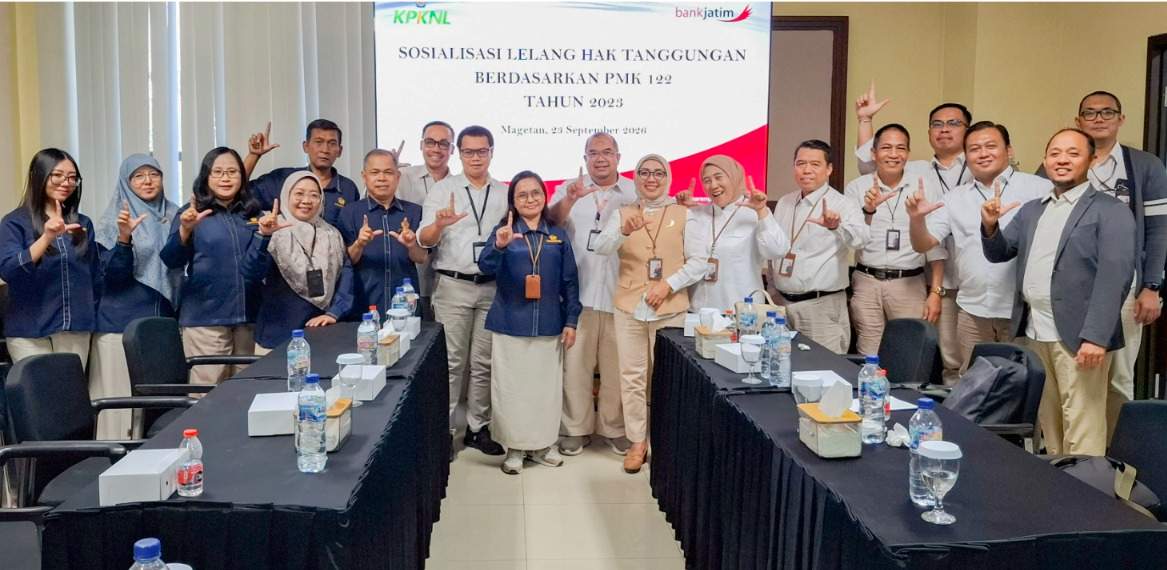 Sinergi Bank Jatim Magetan, KPKNL Madiun Gelar Sosialisasi Lelang Hak Tanggungan