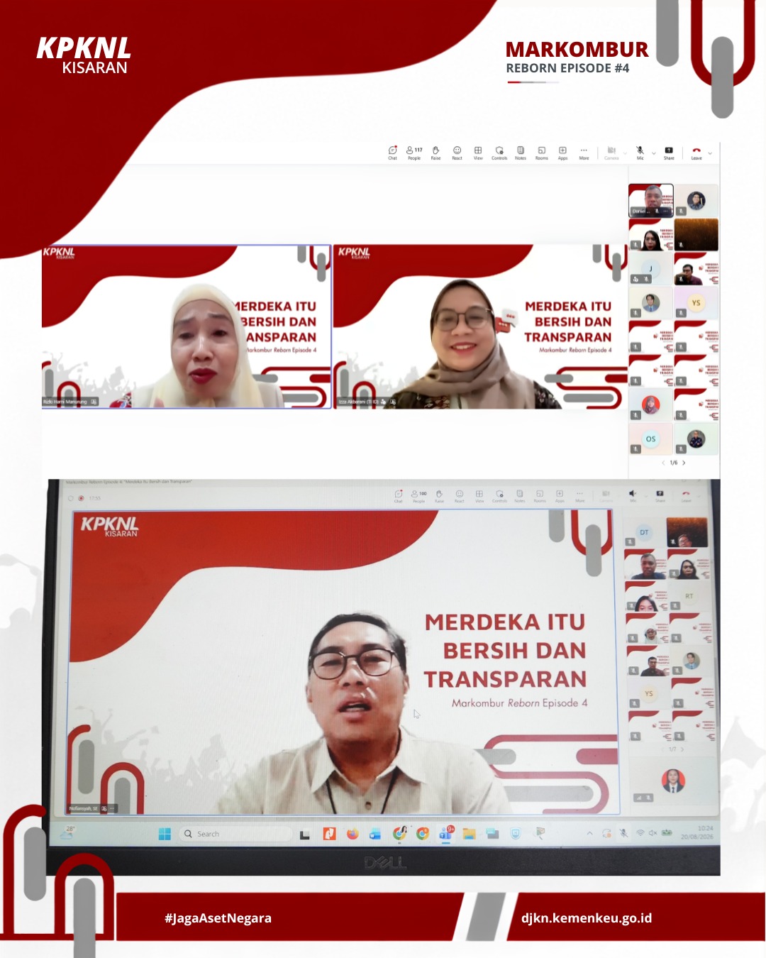 &ldquo;Merdeka Itu Bersih dan Transparan&rdquo;, KPKNL Kisaran Angkat Nilai Integritas dalam MARKOMBUR REBORN Episode 4