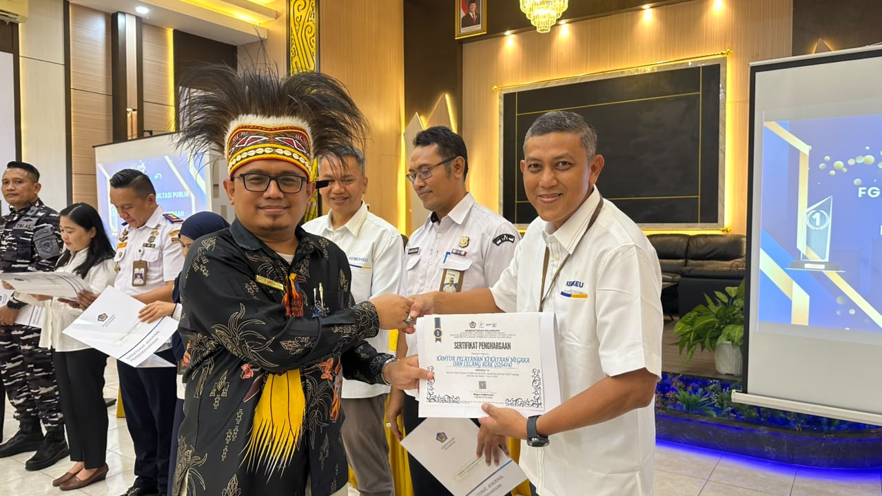 KPKNL Biak Raih Peringkat III Satuan Kerja dengan Implementasi Kartu Kredit Pemerintah Semester I Tahun 2026