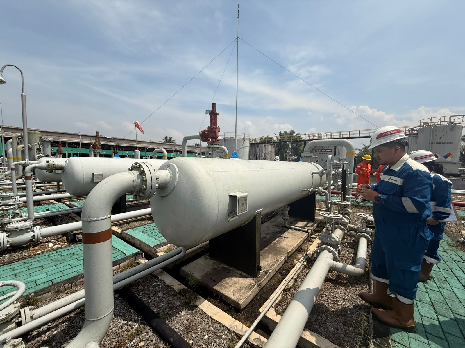 Tim Inventarisasi dan Penilaian Aset Eks Pertamina Gelar Survei BMN dengan Pertamina EP di Pangkalan Susu