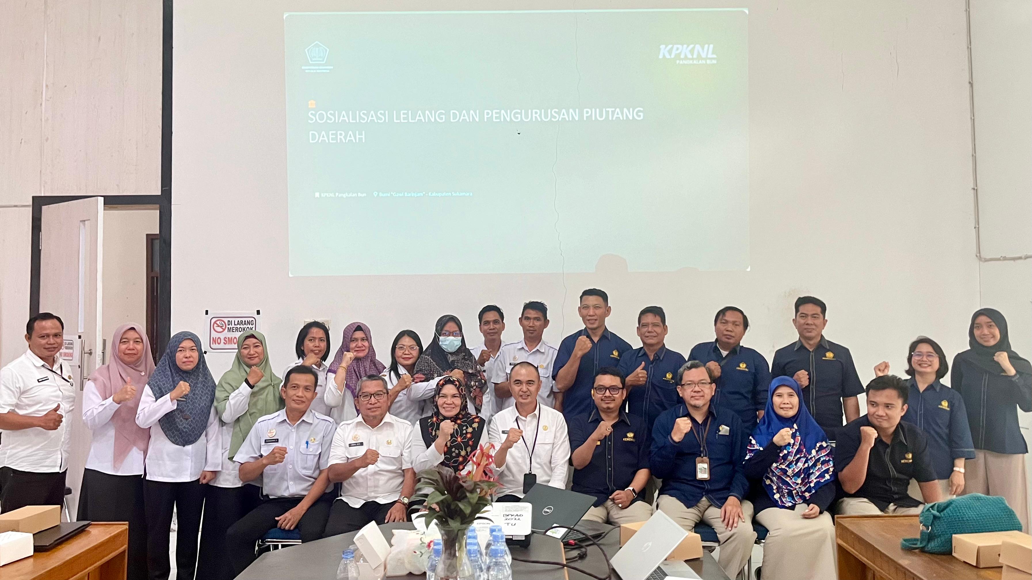 KPKNL Pangkalan Bun Dorong Optimalisasi PAD melalui Sosialisasi Lelang dan Penghapusan Piutang Daerah di Kabupaten Sukamara