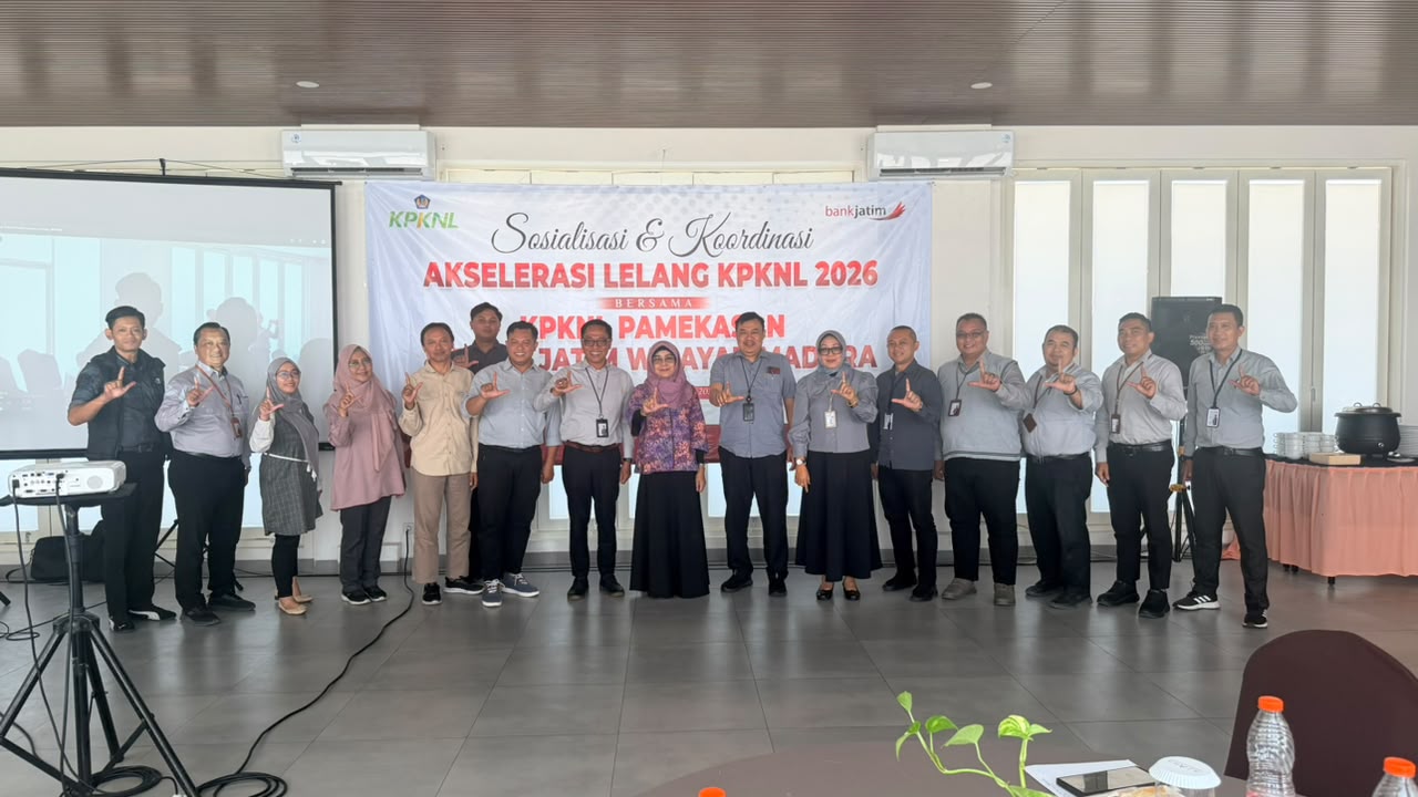 Sinergi KPKNL Pamekasan dan Bank Jatim Wilayah Madura, Dorong Akselerasi Lelang