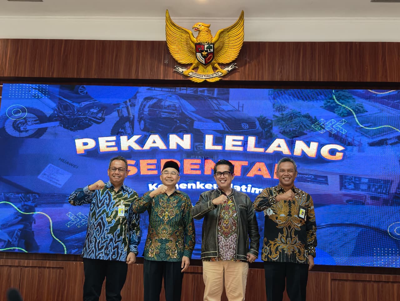 Lelang Serentak Kemenkeu Jatim, Sinergi dan Kolaborasi  DJKN dan DJP