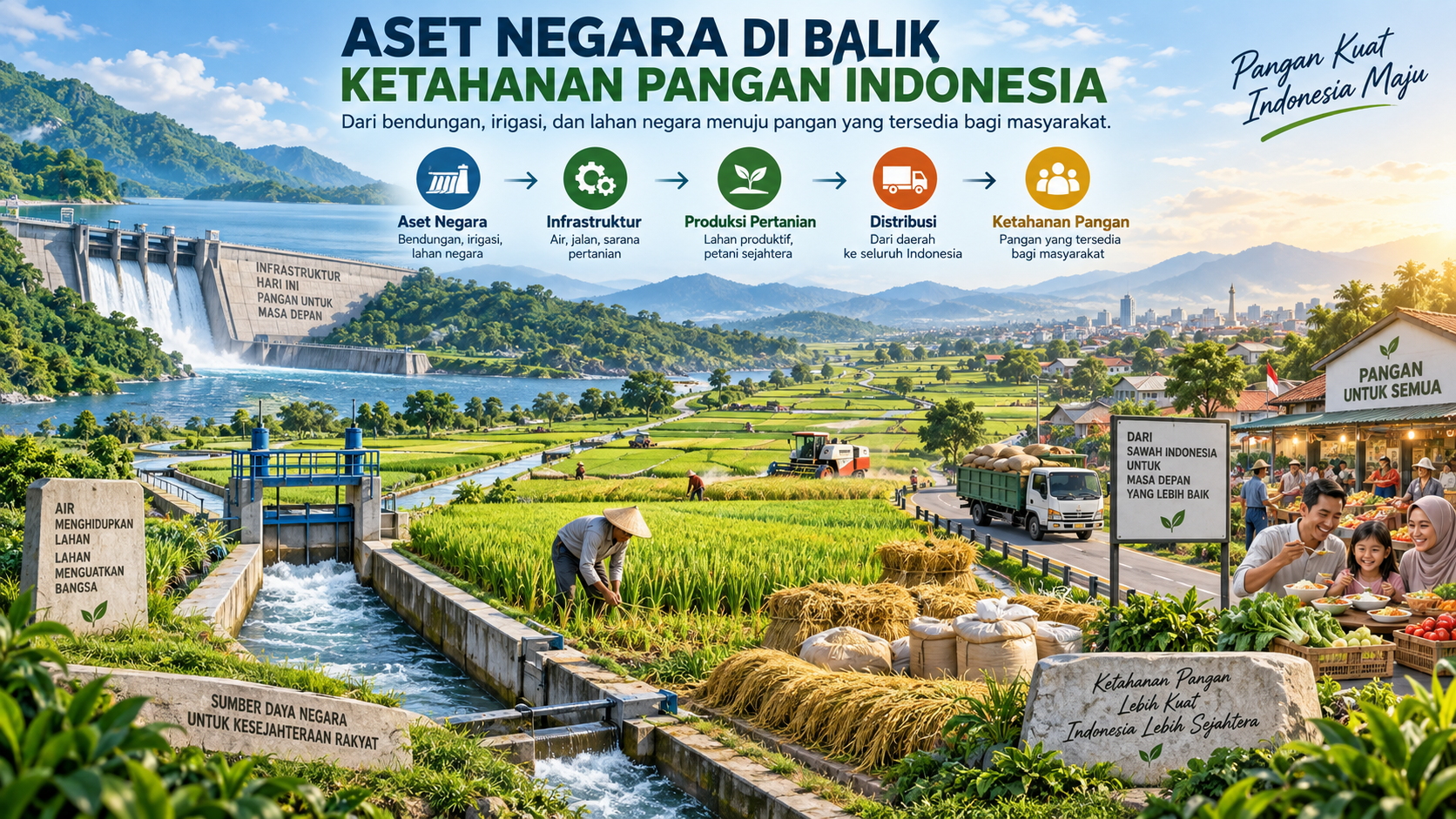 Aset Negara di Balik Ketahanan Pangan Indonesia