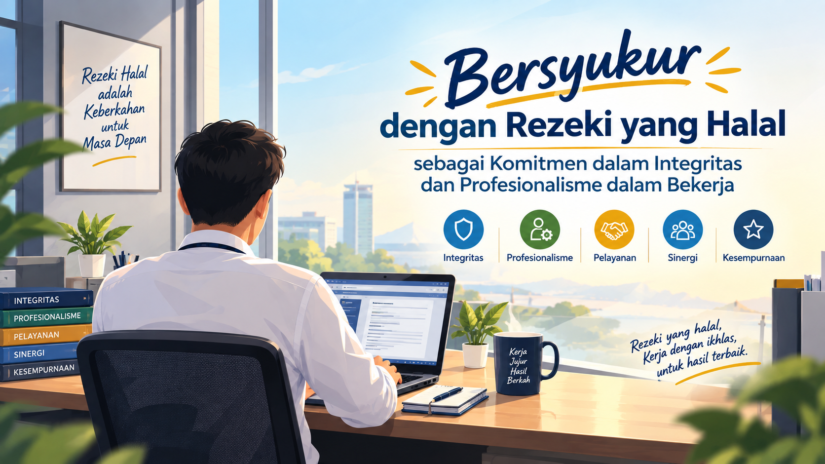 Bersyukur atas Rezeki yang Halal: Meneguhkan Integritas dan Profesionalisme dalam Bekerja