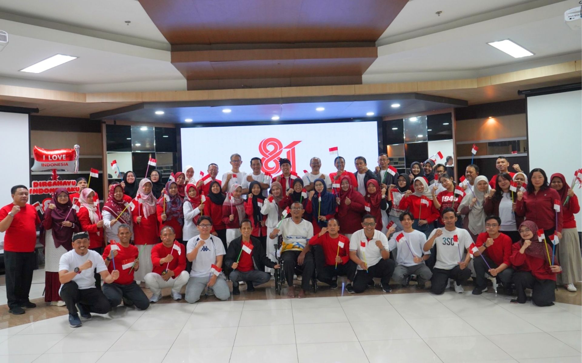 Semarak Kemerdekaan, Kanwil DJKN Jatim Gelorakan Nasionalisme dan Kebersamaan