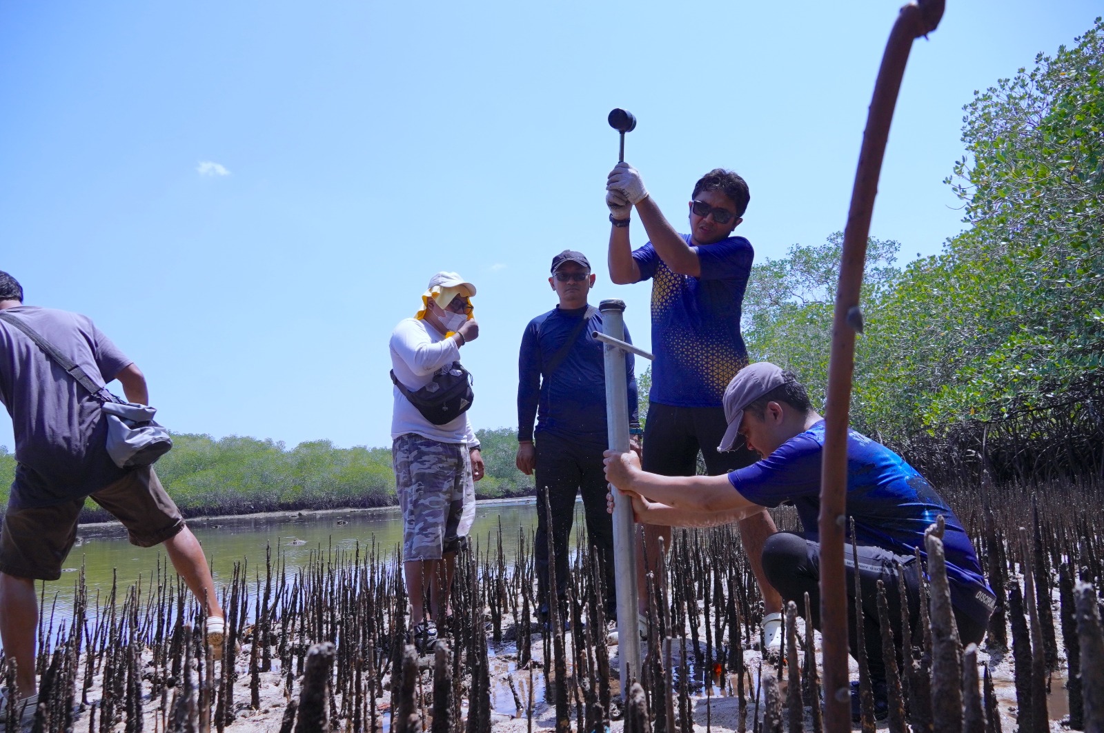 Kanwil DJKN Balinusra Laksanakan Penilaian SDA Lamun dan Mangrove di Nusa Lembongan