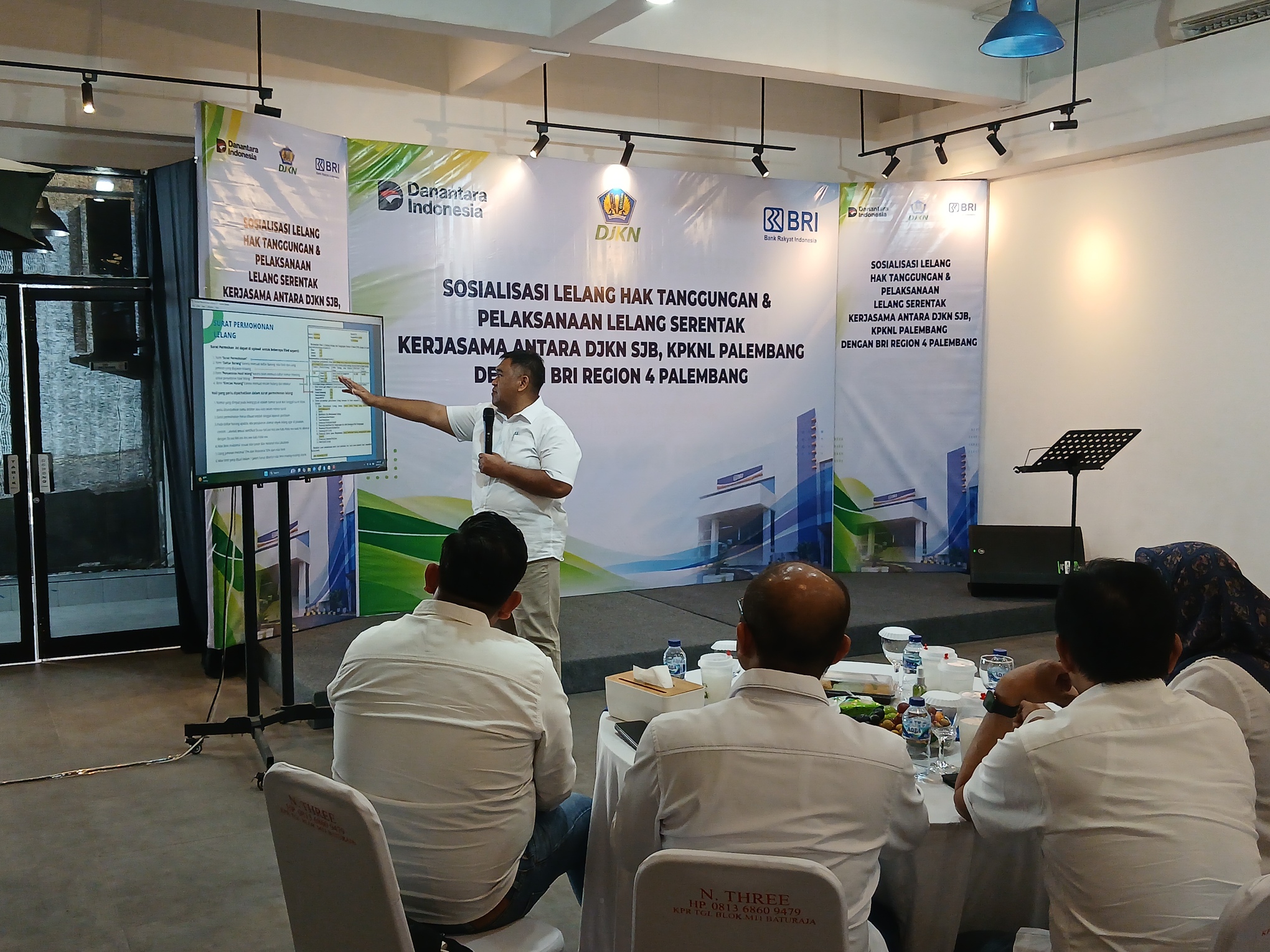 Bangun Sinergi Berkelanjutan, KPKNL Palembang Selenggarakan Sosialisasi dan Lelang Serentak Bersama PT BRI (Persero) Tbk
