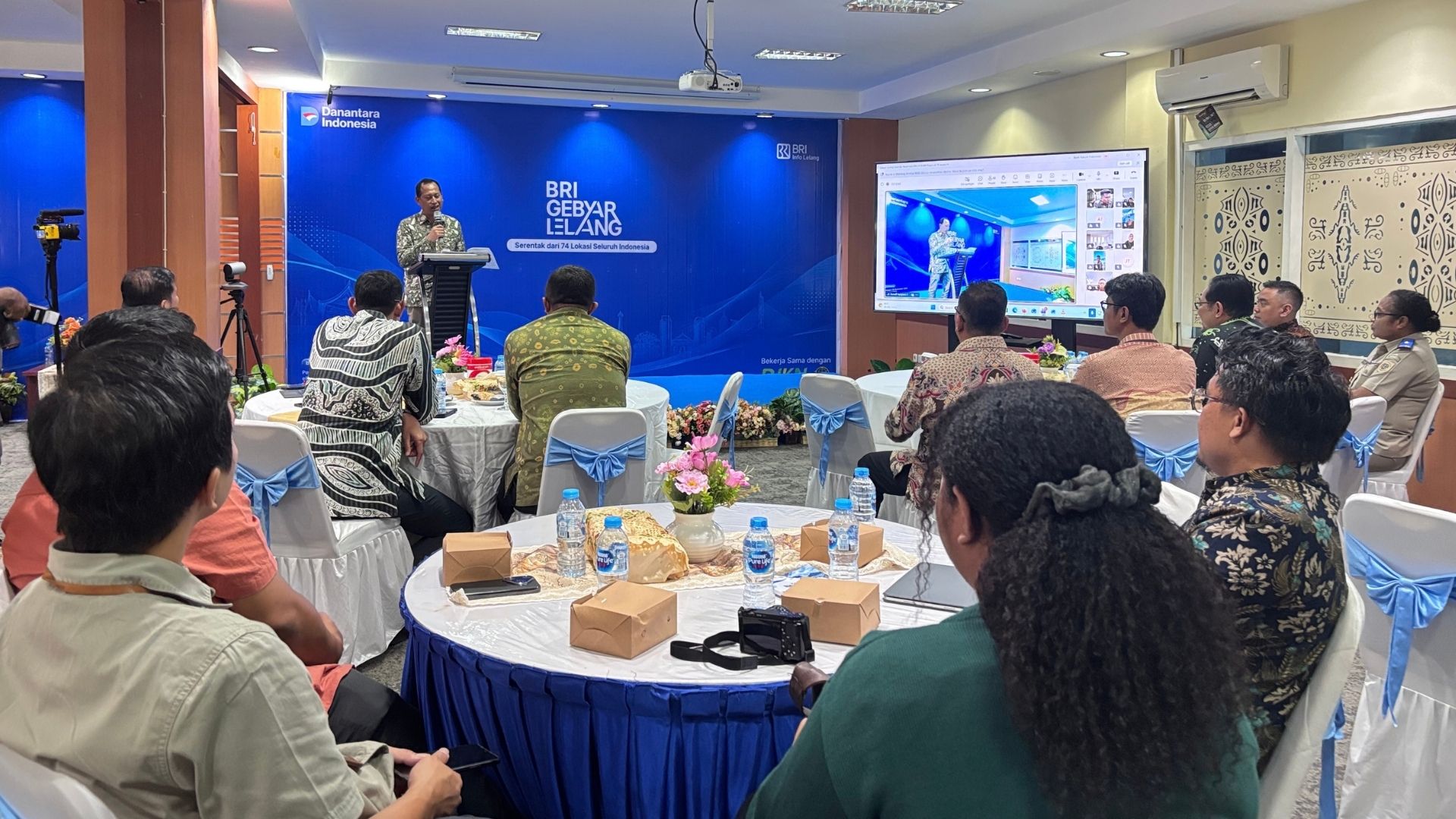 Kanwil DJKN Papua, Papua Barat, dan Maluku Apresiasi Pelaksanaan Lelang Serentak PT Bank BRI Regional Office Jayapura